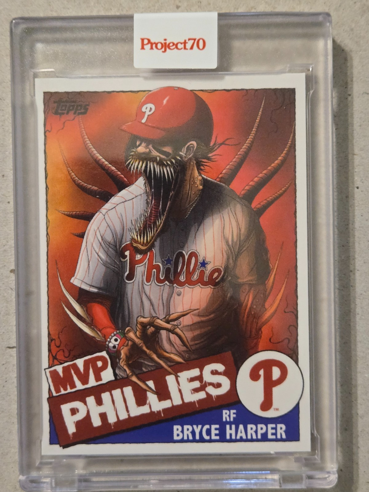 2021 TOPPS PROJECT 70 BRYCE HARPER by ALEX PARDEE #757