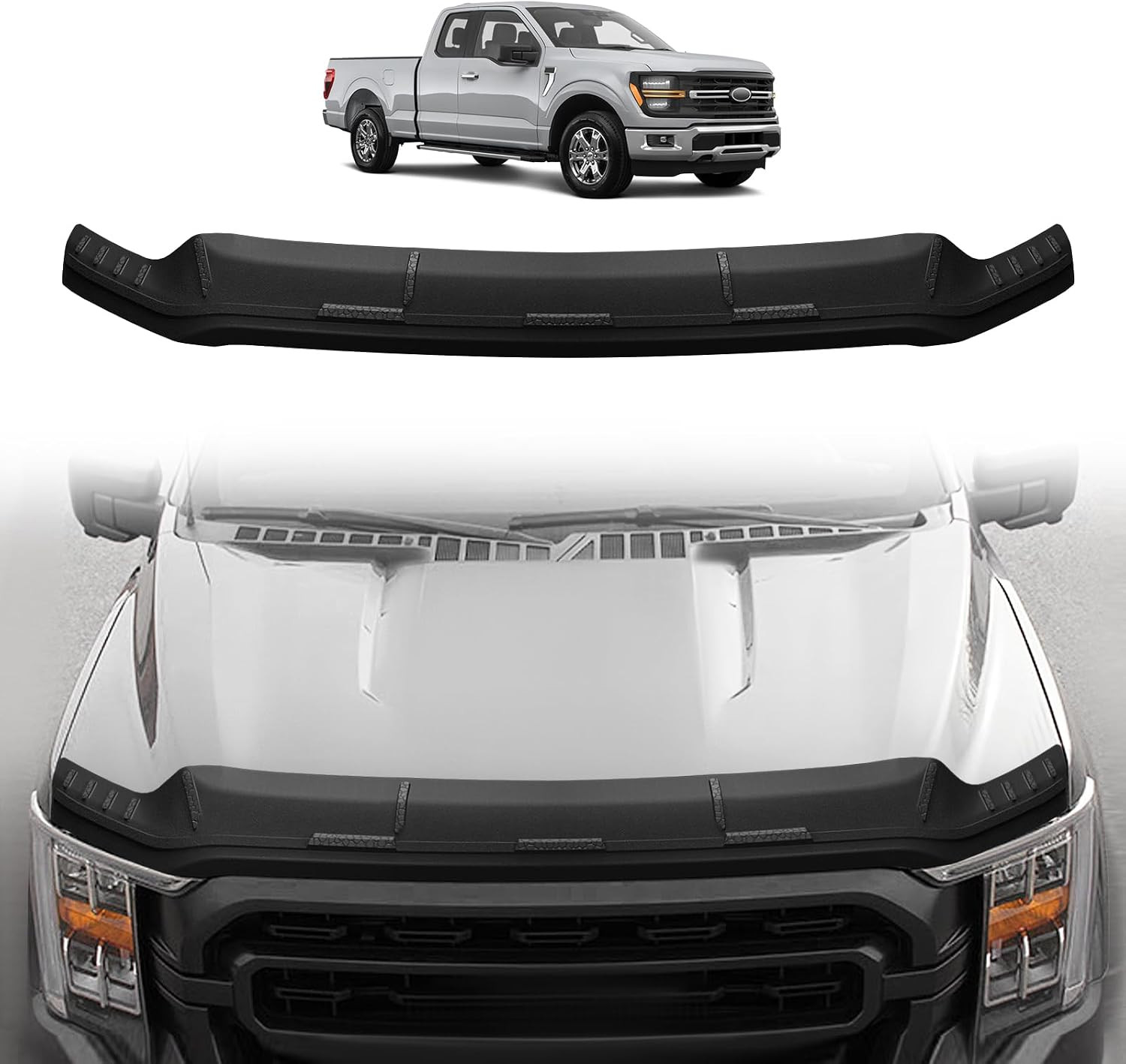 Hood Bug Deflector Protector for 2021-2025 2026 Ford F150