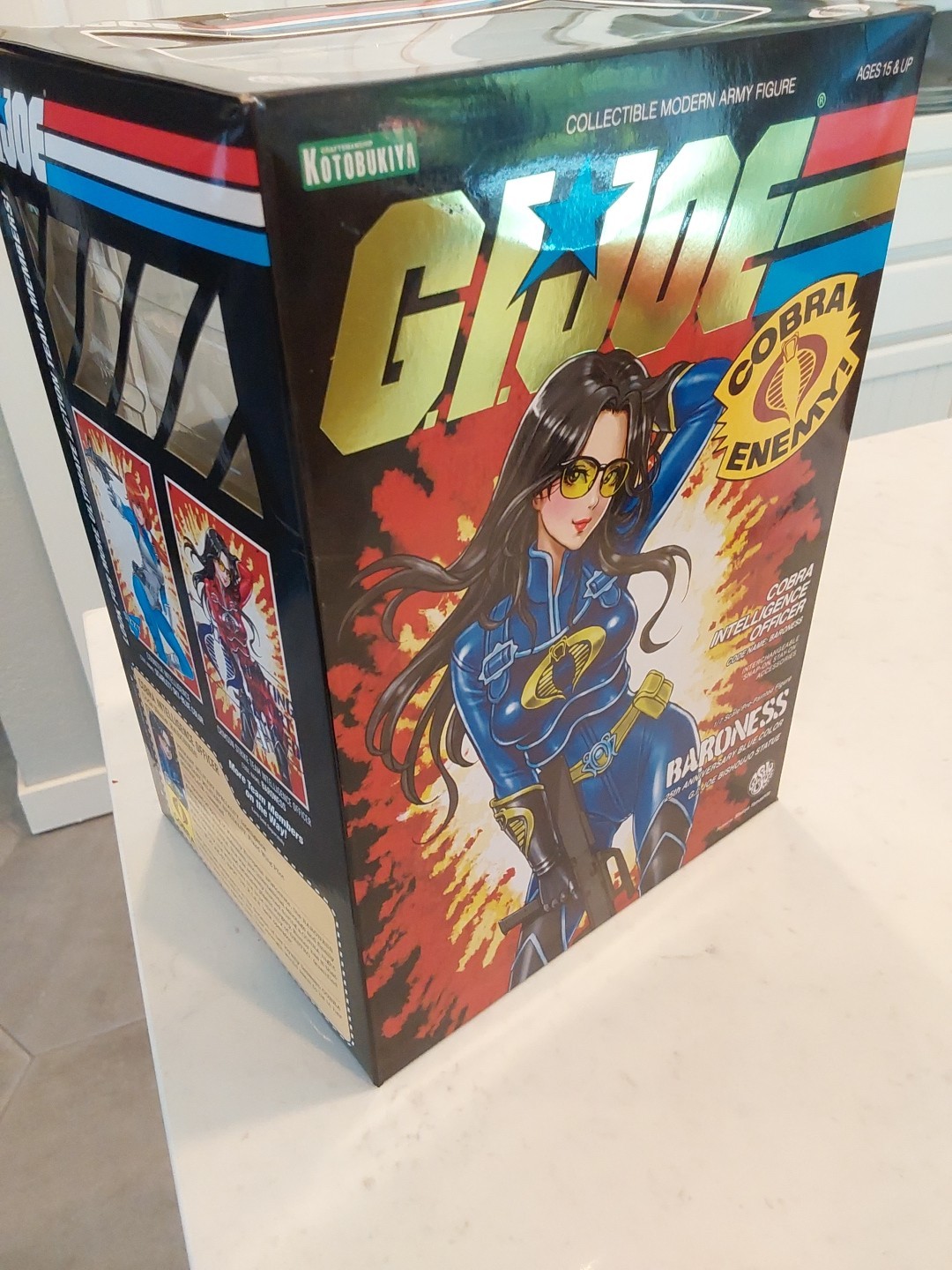 Kotobukiya G.I. Joe 25th Anniversary Blue Color Baroness Bishoujo New/SEALED BOX Kotobukiya G.I. Joe 25th Anniversary Blue Color Baroness Bishoujo New/SEALED BOX
