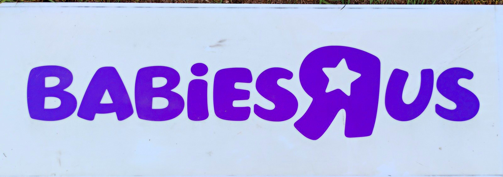 Vintage BabiesRUs Store Display Sign Rare Authentic Acrylic Retail Signage 1\'x2\'