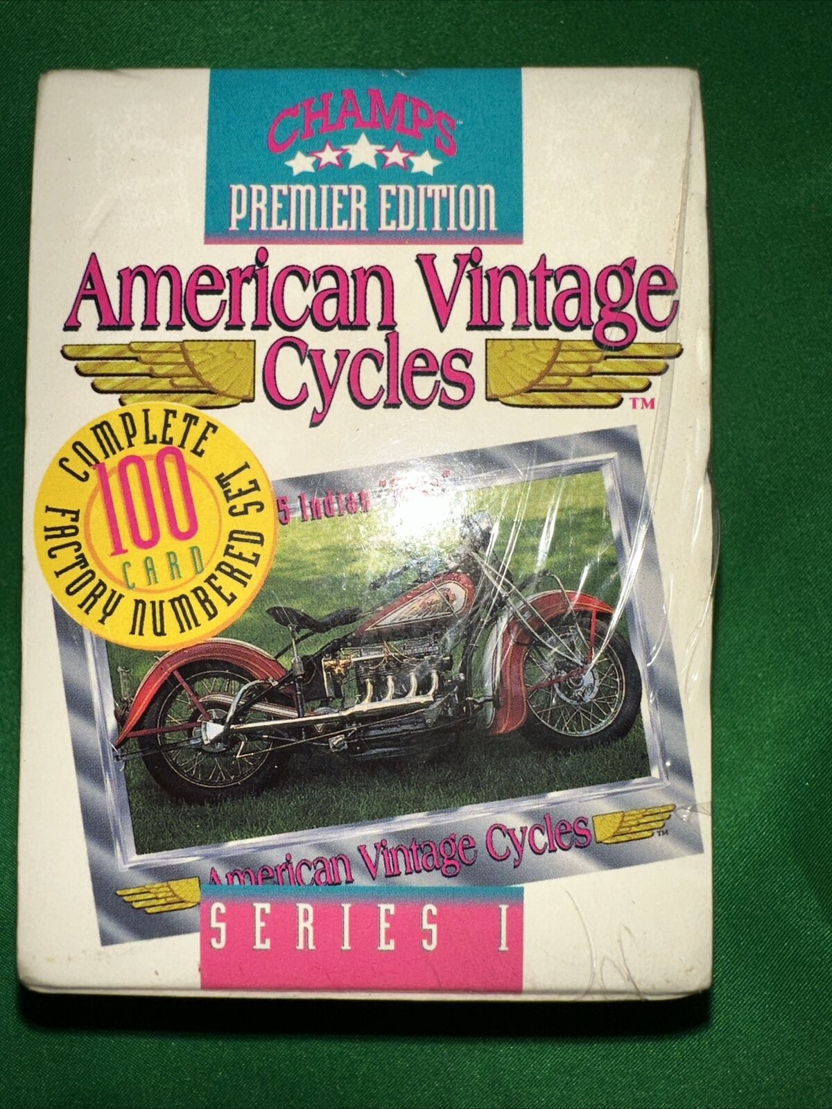 1992 American Vintage Cycles Series  100 Motorcycle Trading Cards Factory Seale
