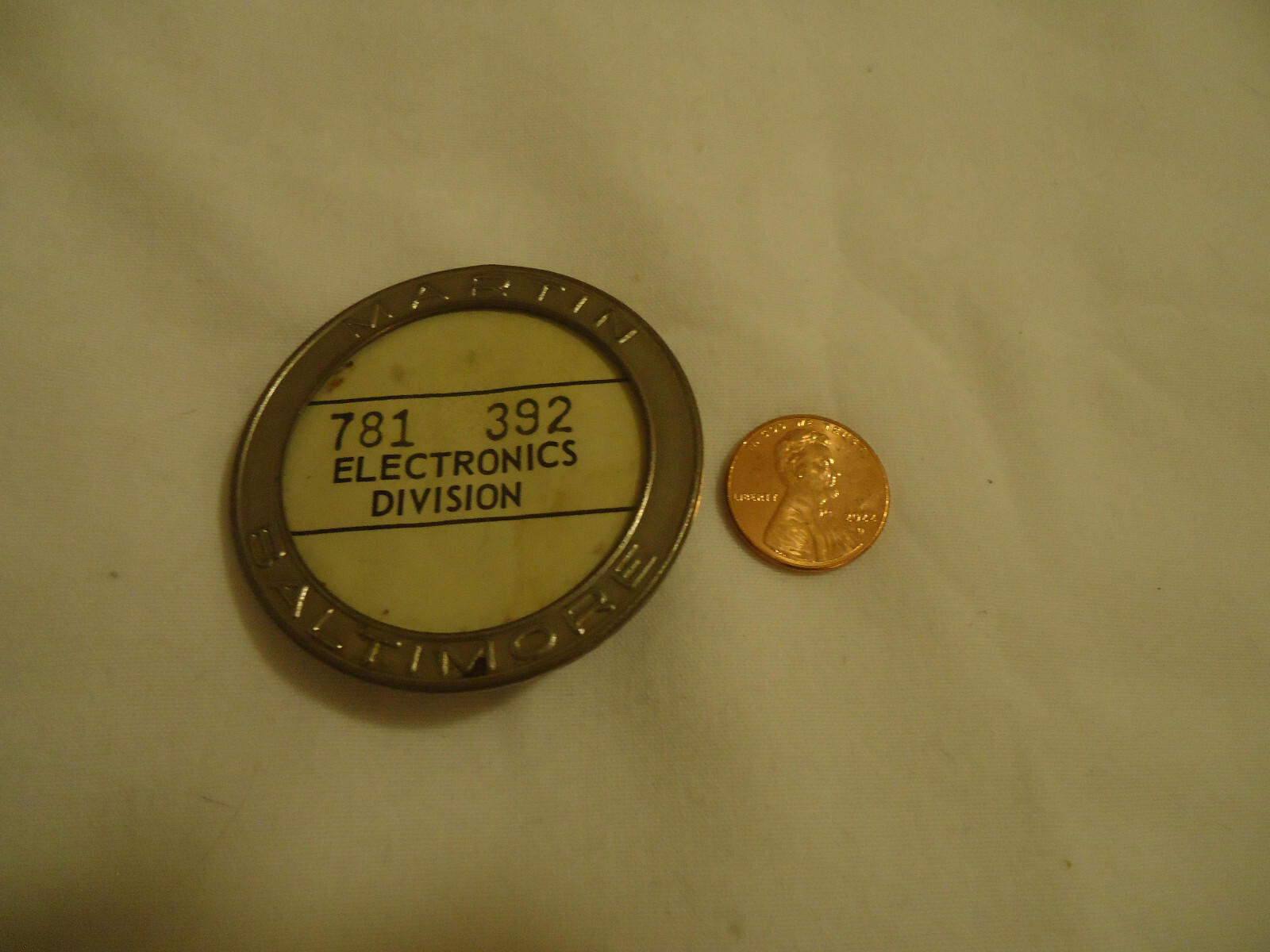 Glenn L Martin Co Baltimore Electronics Badge