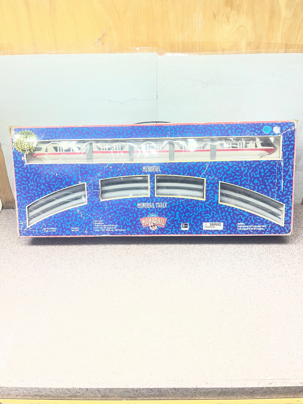 Walt Disney World Monorail Playset Great Condition Complete With Box Rare
