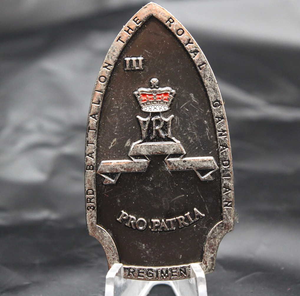 Royal Canadian Regiment 3rd Battalion Copper Challenge Coin 2.25”