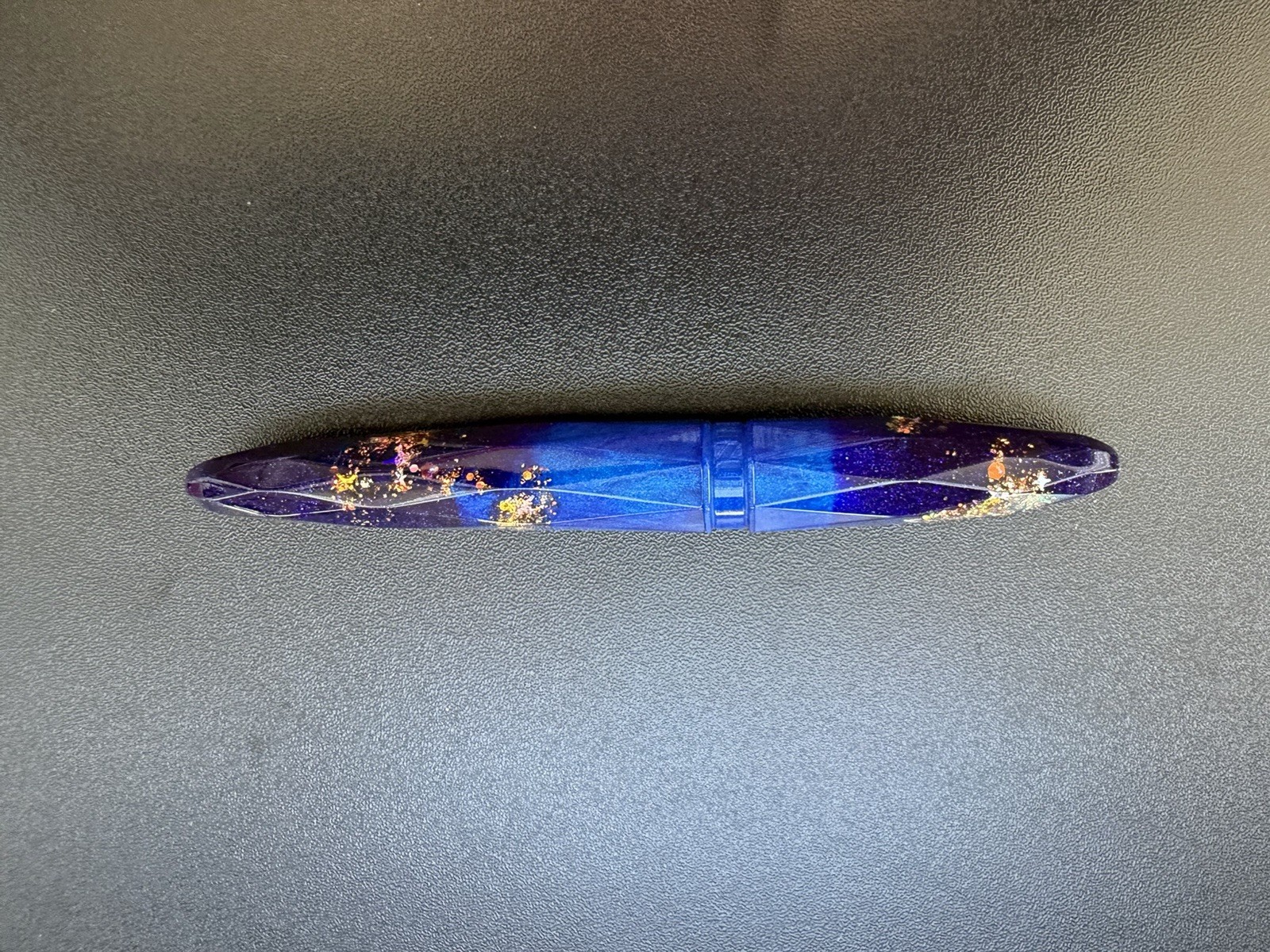 New Benu Fountain Pen Briolette Sterre Shimmer Blue Broad Nib Sparkle Rare Sky