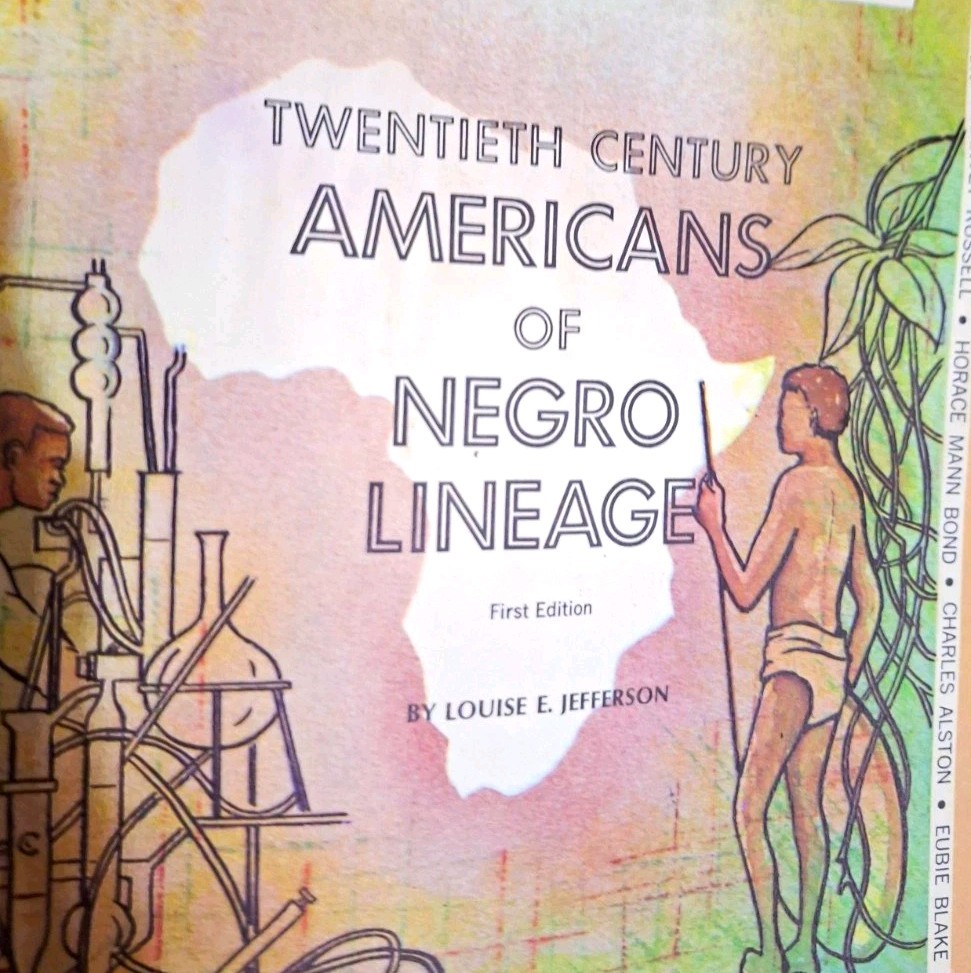 Rare 20th Century Americans Of Negro Lineage First Edition Pictograph
