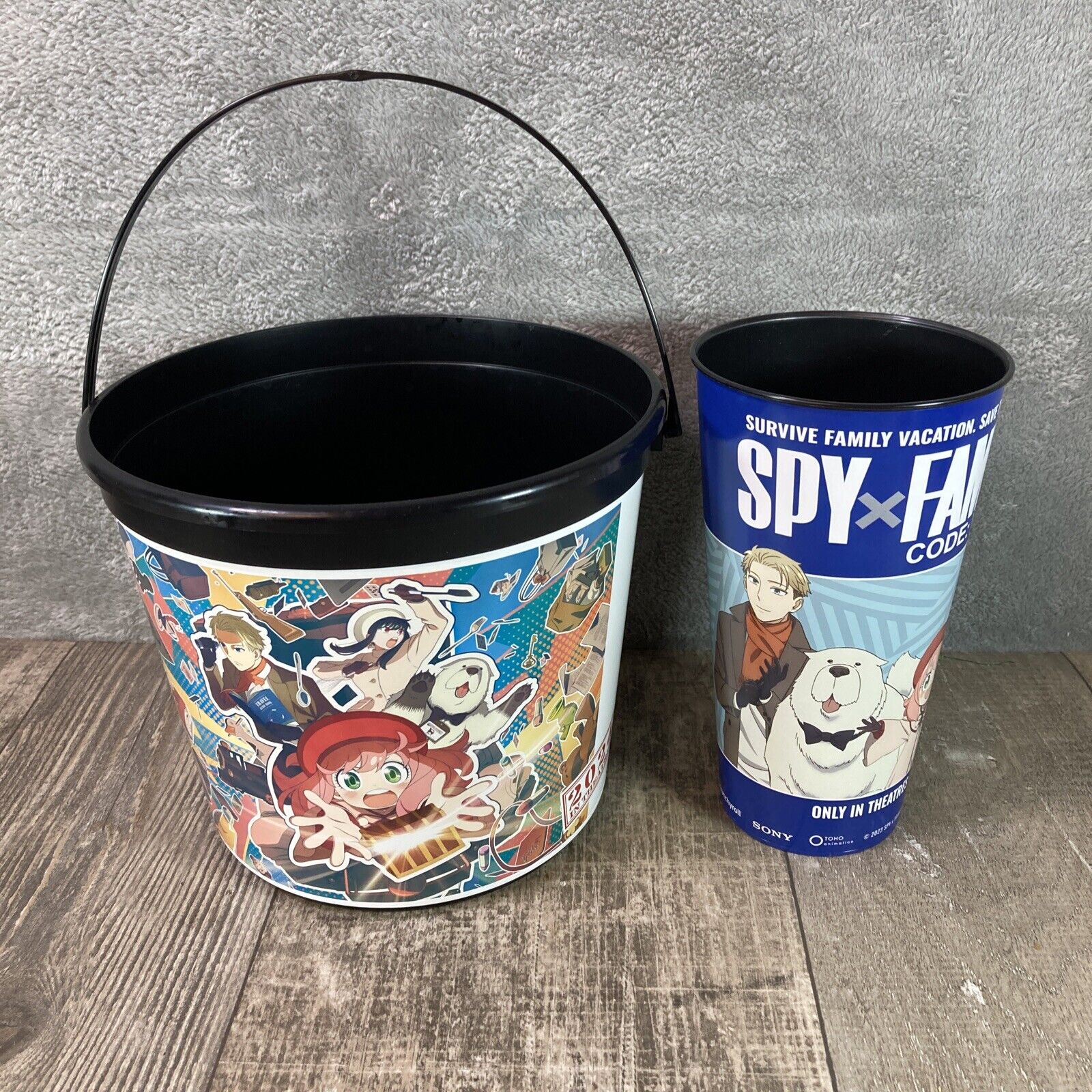 Spy x Family Code White AMC Limited Edition Bucket + Cup