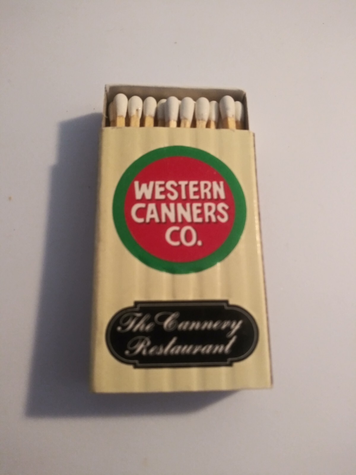 Vintage Wooden Matches Western Canners Company The Cannery Restaurant Newport...