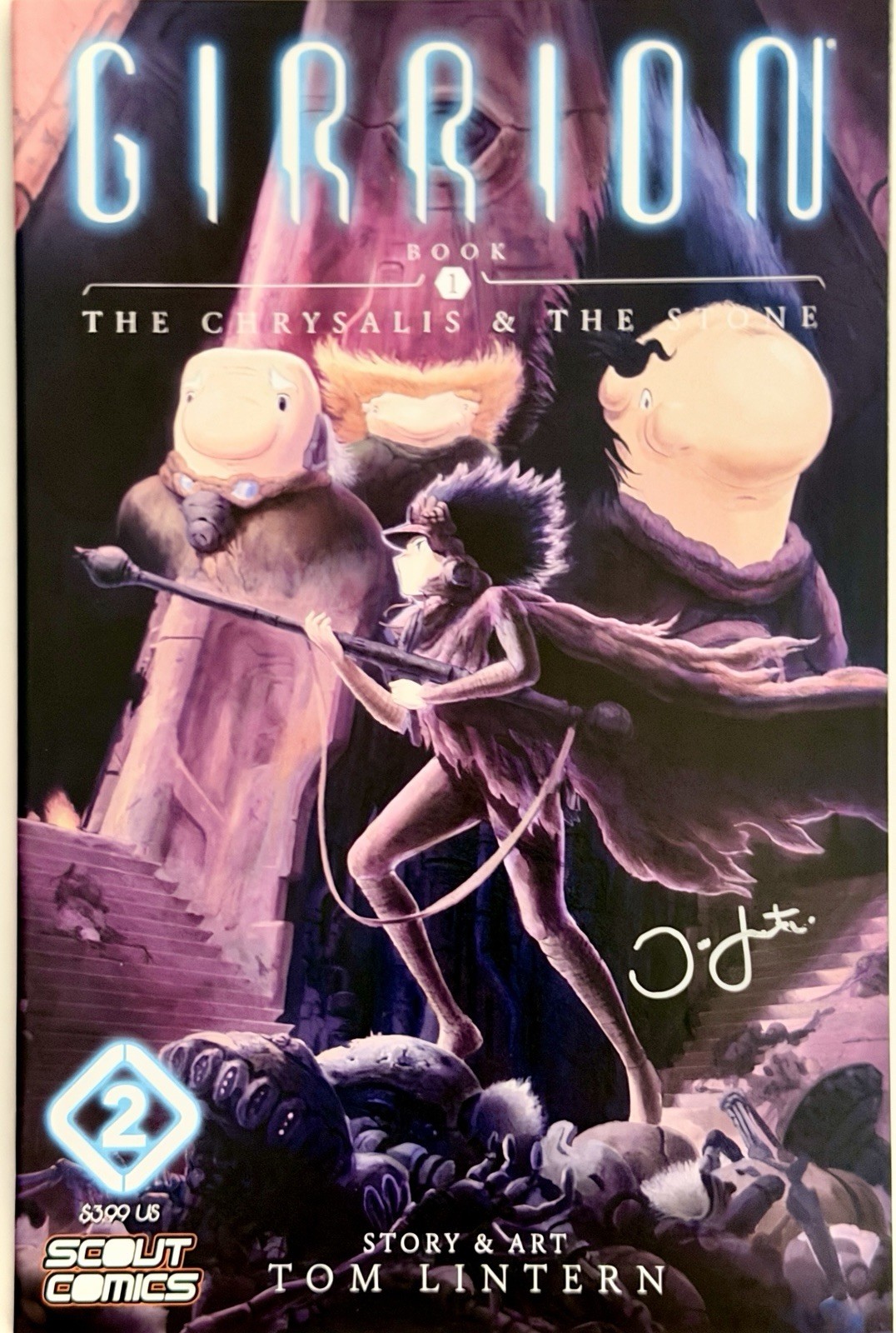 Girrion: Book One #2 - Variant Signed by Artist/Writer Tom Lintern w/COA