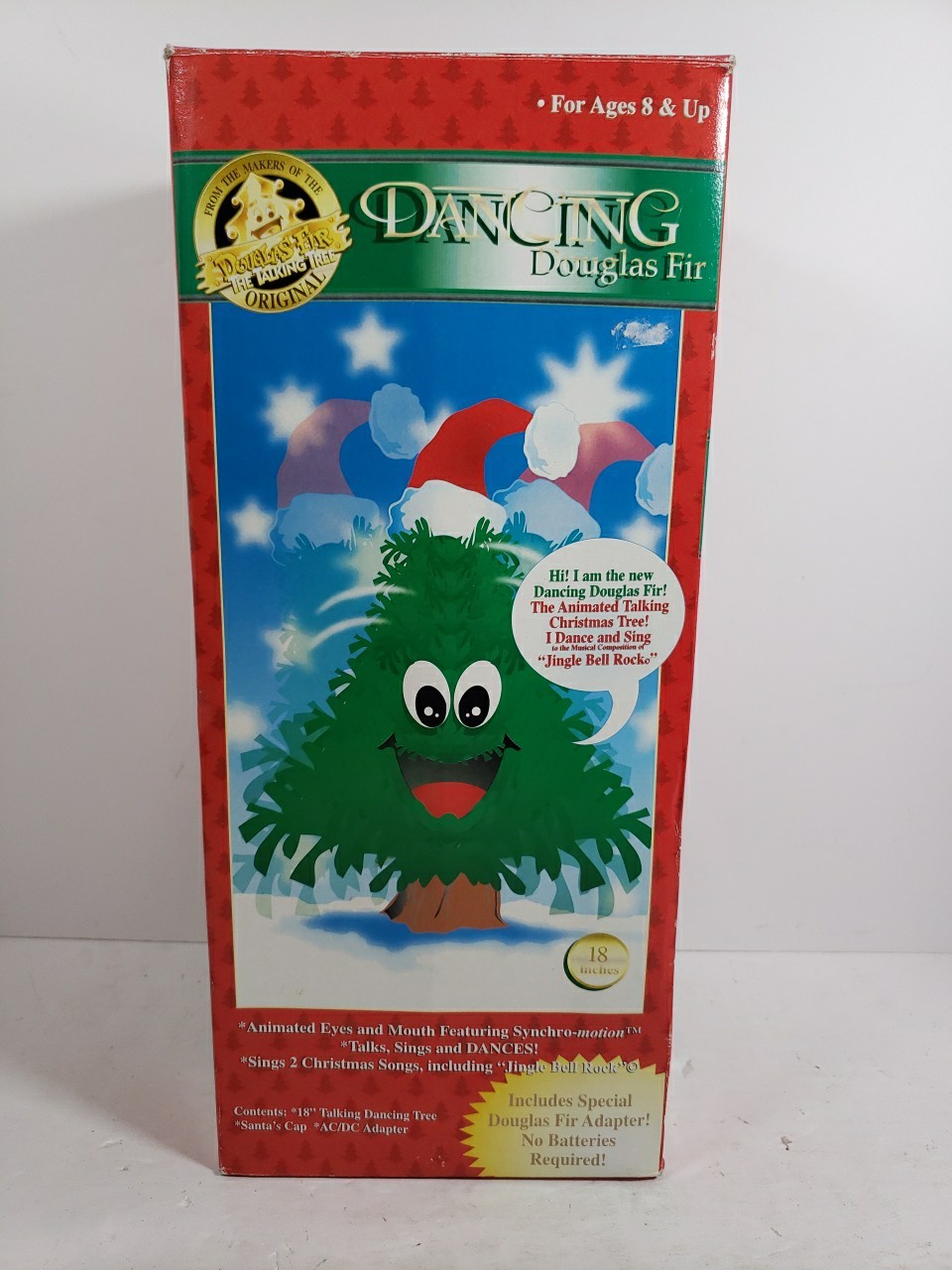 Vintage Gemmy Dancing Douglas Christmas Fir,Tested and Works, See Description 