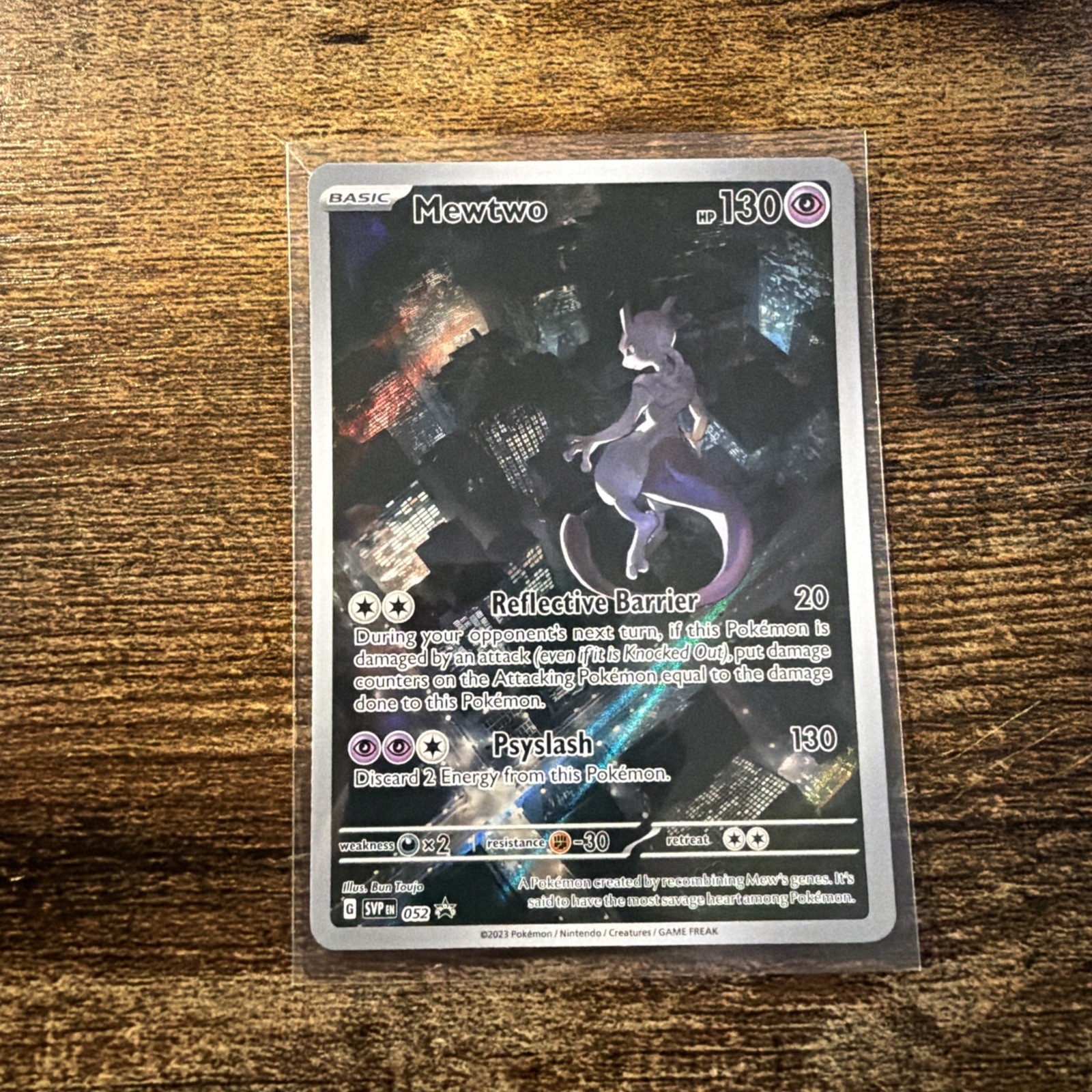  Mewtwo SVP52 Promo Card Pokémon TCG Near  Mint Condition