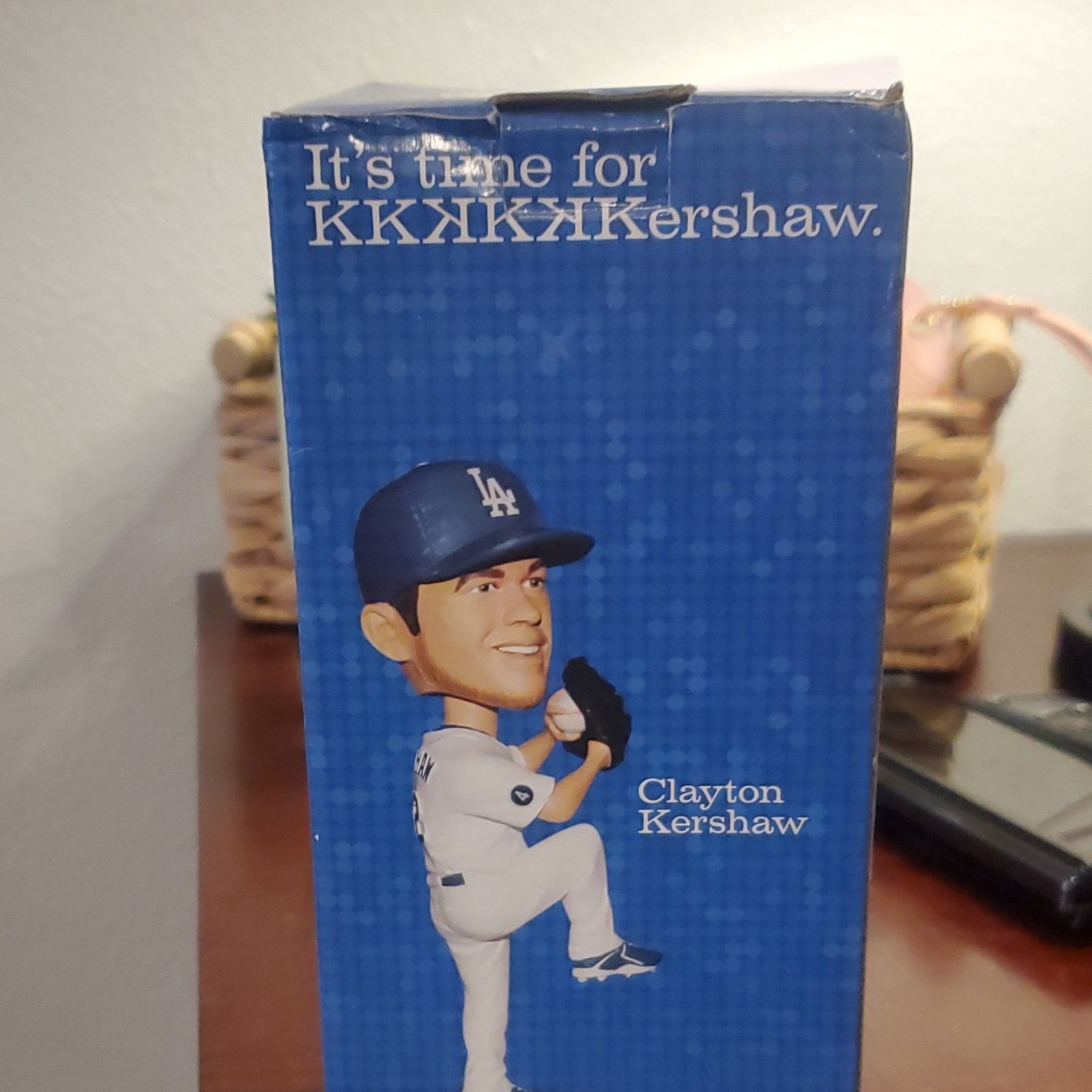 Los Angeles Dodgers Clayton Kershaw Figurine 2011 Promotional Schedule w/ Box