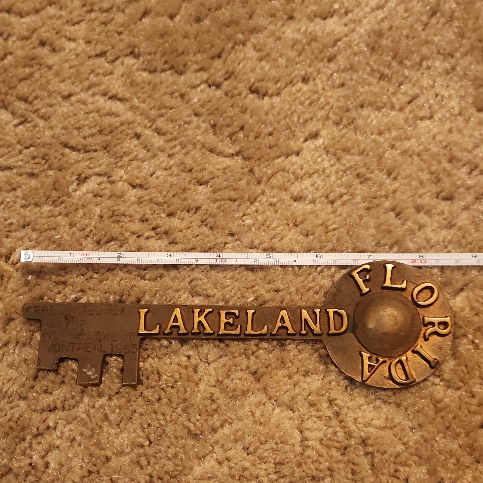 *RARE* World's Citrus Center Key Lakeland Flordia 1953