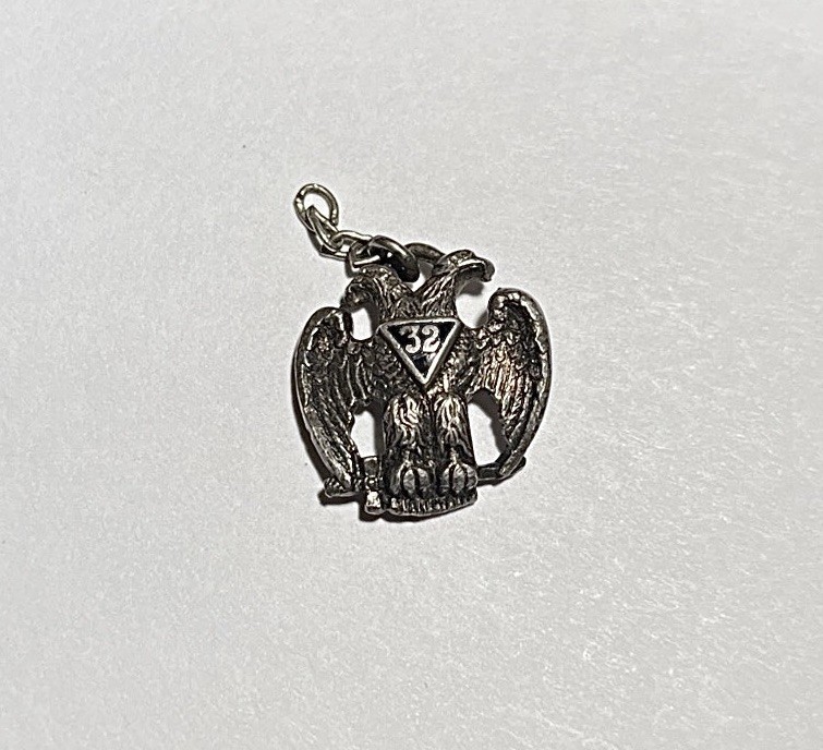 Seattle Sterling Silver 32nd Degree Scottish Rite Masonic Double-Headed Eagle