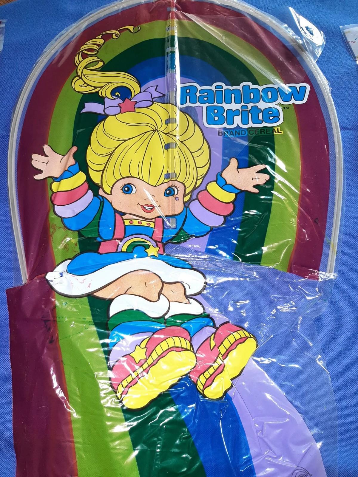 Vintage 1984 Rainbow Brite Cereal Kite Promo Ralston Purina w/ Original Envelope