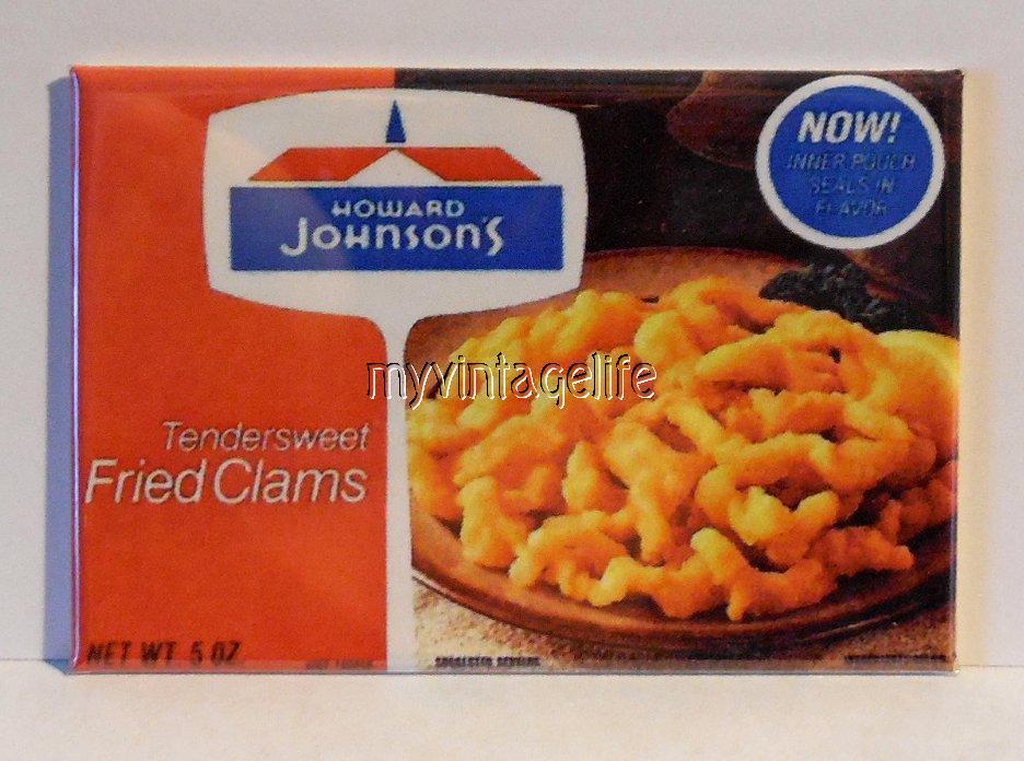 HOWARD JOHNSON'S TENDERSWEET FRIED CLAMS MAGNET 2