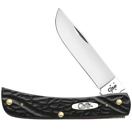 CASE XX KNIVES ROUGH BLACK SYNTHETIC SOD BUSTER JR 6137 SS (18229) POCKET KNIFE