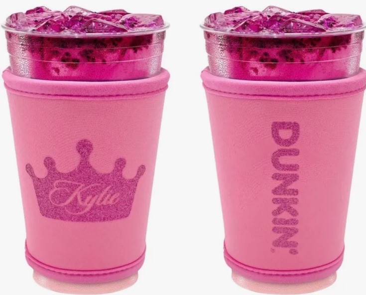 Rare Limited Edition Dunkin' King Kylie Collection Cup Sleeve Rare Limited Edition Dunkin' King Kylie Collection Cup Sleeve