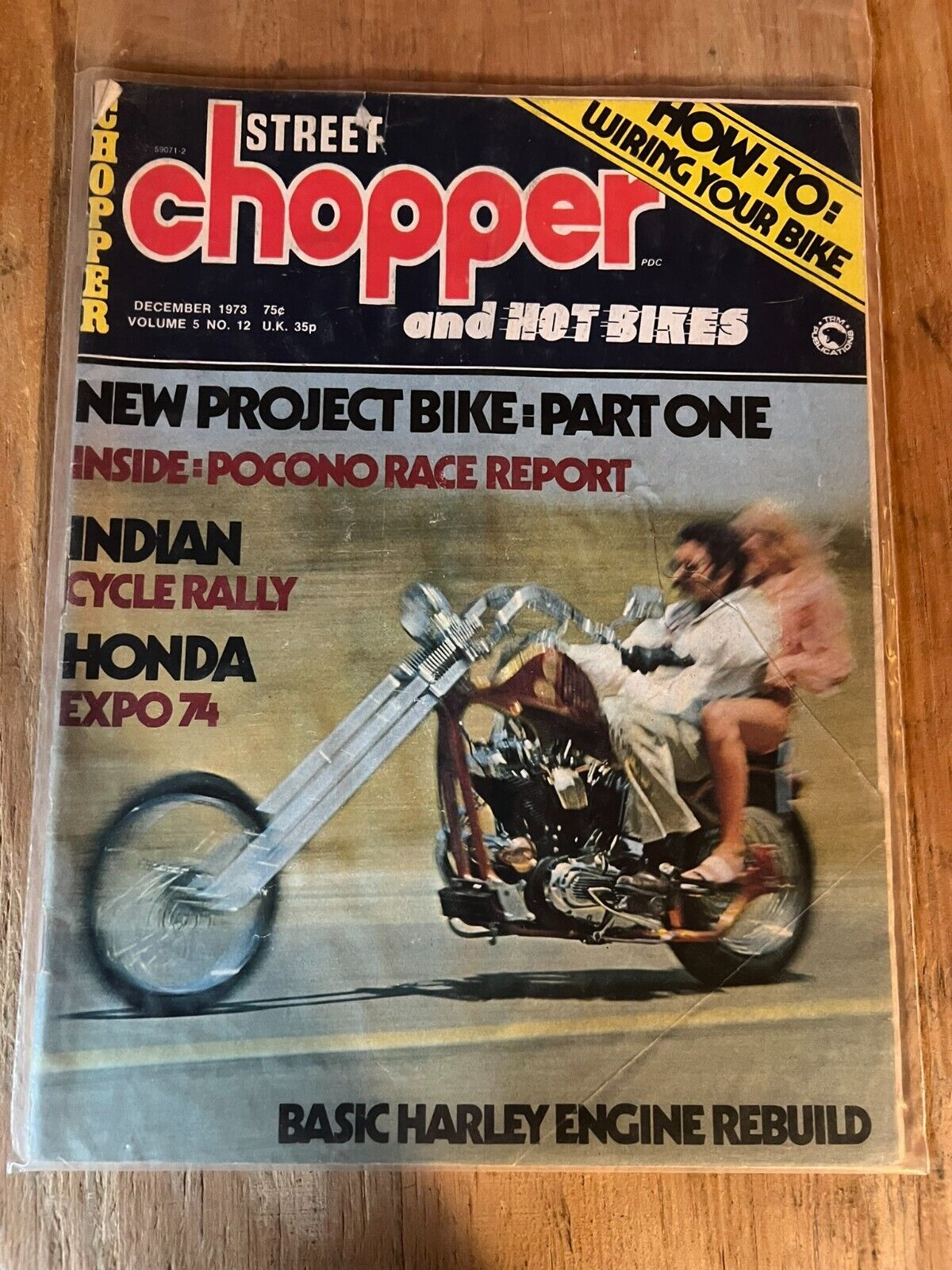 CHOPPER MOTORCYCLE MAGAZINE (DEC. 1973)