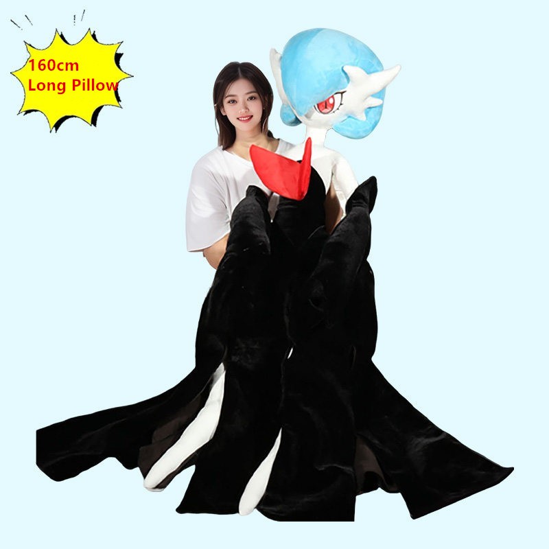 160cm Gardevoir Huge Plush Doll Cartoon Long Body Pillow Cushion Stuffed Toy