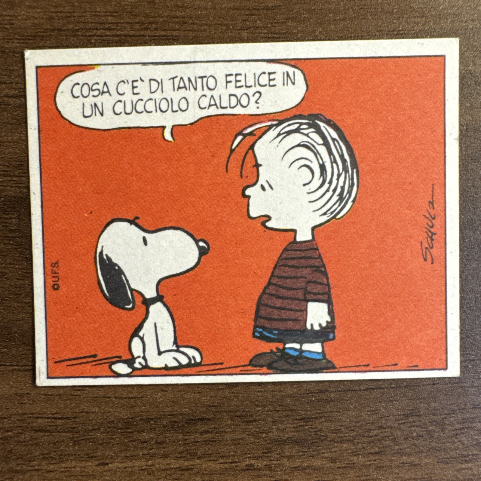 Snoopy & Linus (Peanuts), 1971 Le Figurine Di Linus, #281, ~NM Snoopy & Linus (Peanuts), 1971 Le Figurine Di Linus, #281, ~NM