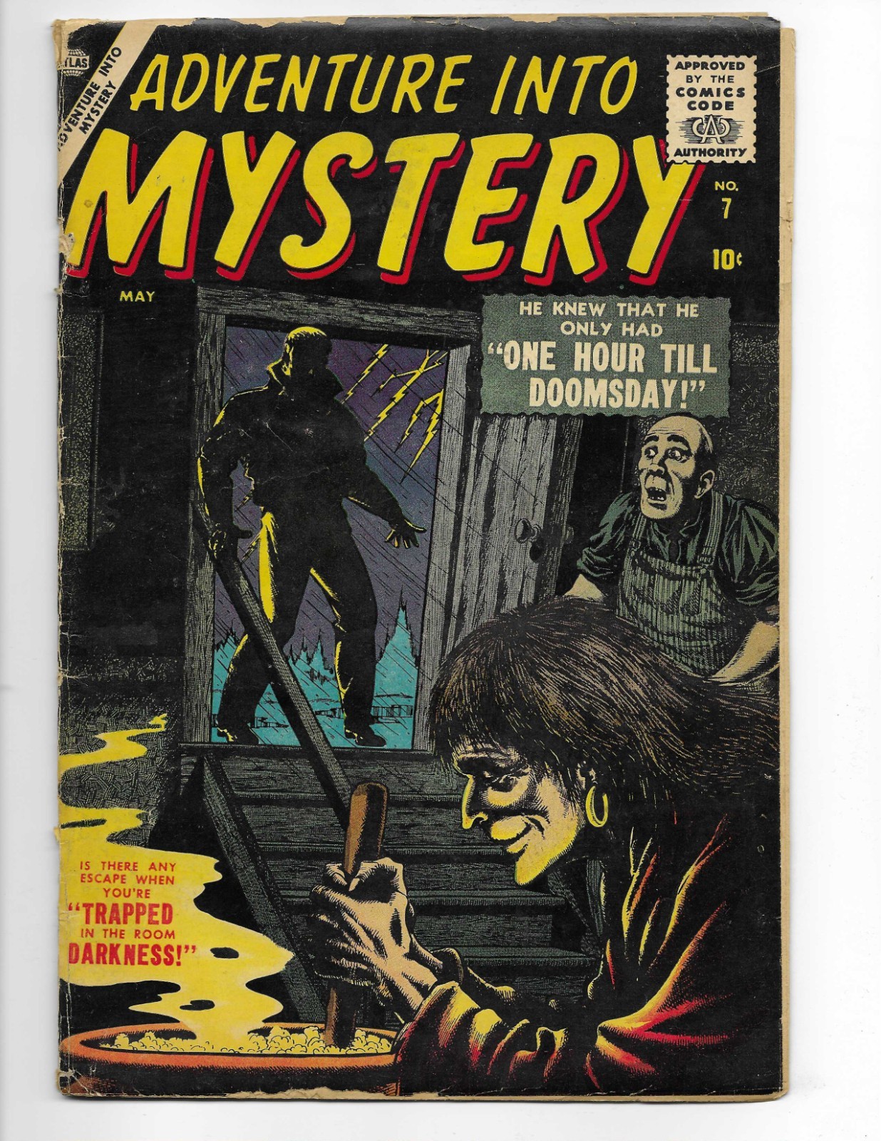 Adventure Into Mystery 7 1957 Atlas Comics VG- 3.5 Horror Sci-Fi Stan Lee