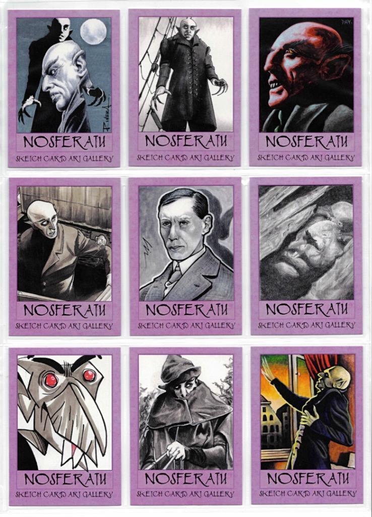 Nosferatu The Vampire 100th Anniversary Series 2.  42- Card Set And Tuck Box