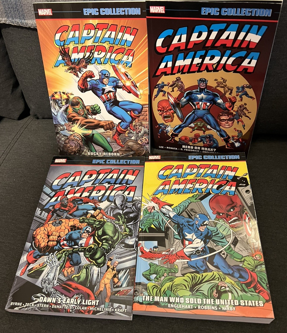Captain America Epic Collection Lot #3, #4, #6, & #9 Marvel Comics TPB set