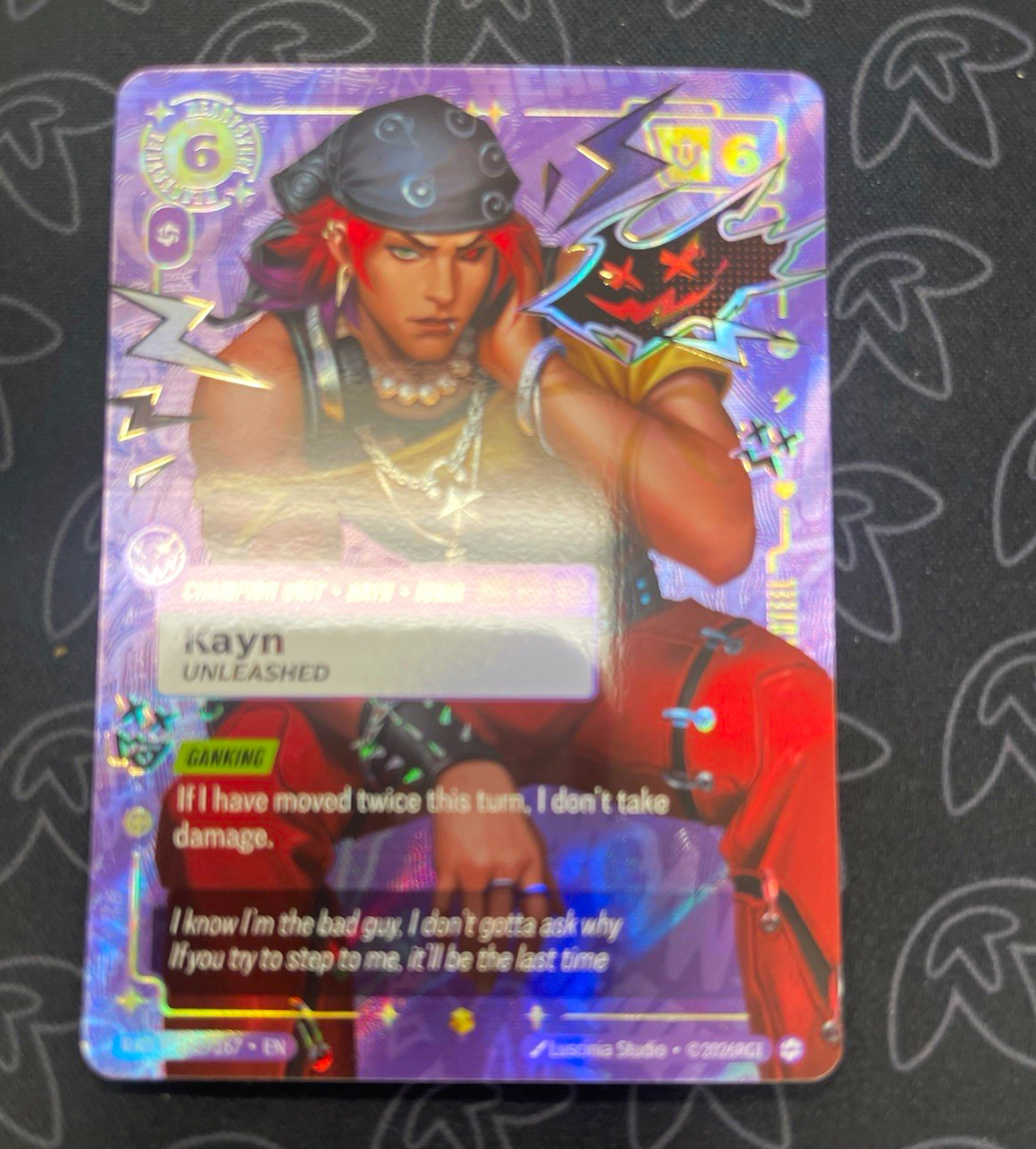 Kayn Unleashed Heartsteel Overnumbered Riftbound TCG RAD 182/167 ON NM English