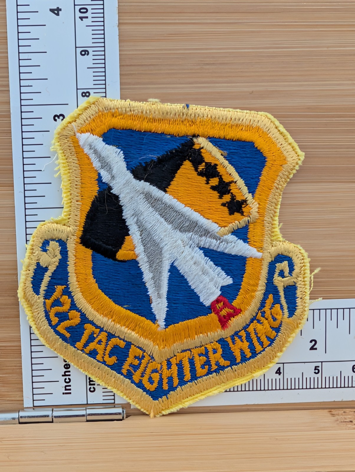 USAF US Air Force 122nd Tactical Fighter Wing Patch Air force Military