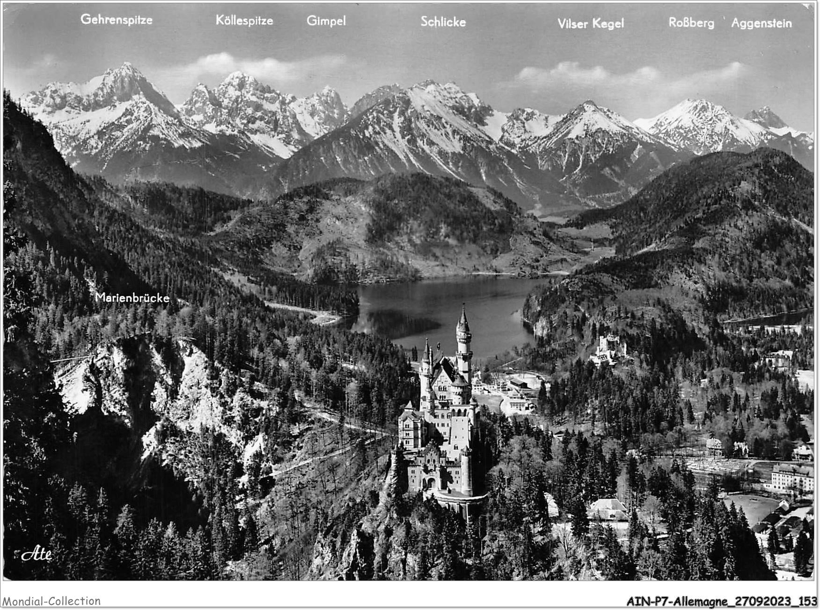 Ainp7-German-0652 - Neuschwantein Castle - with Hohenschwangau and Alpsee