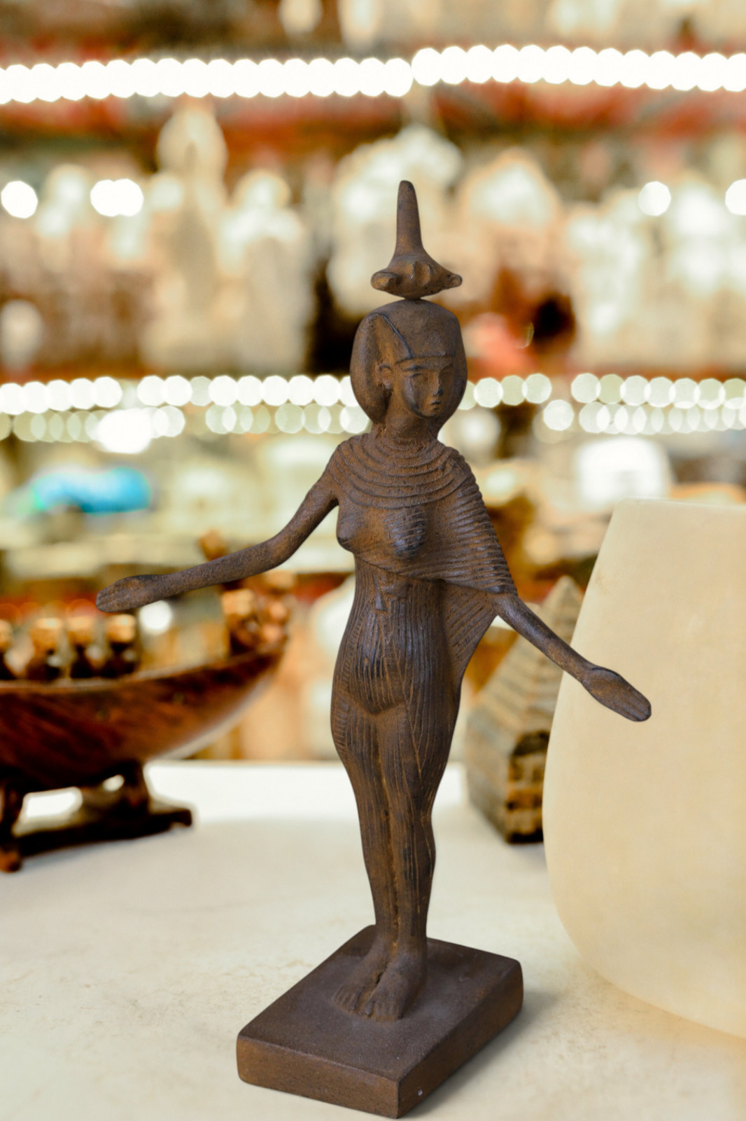 Ancient Egyptian Goddess Serket Statue Made in Egypt Amazing Piece