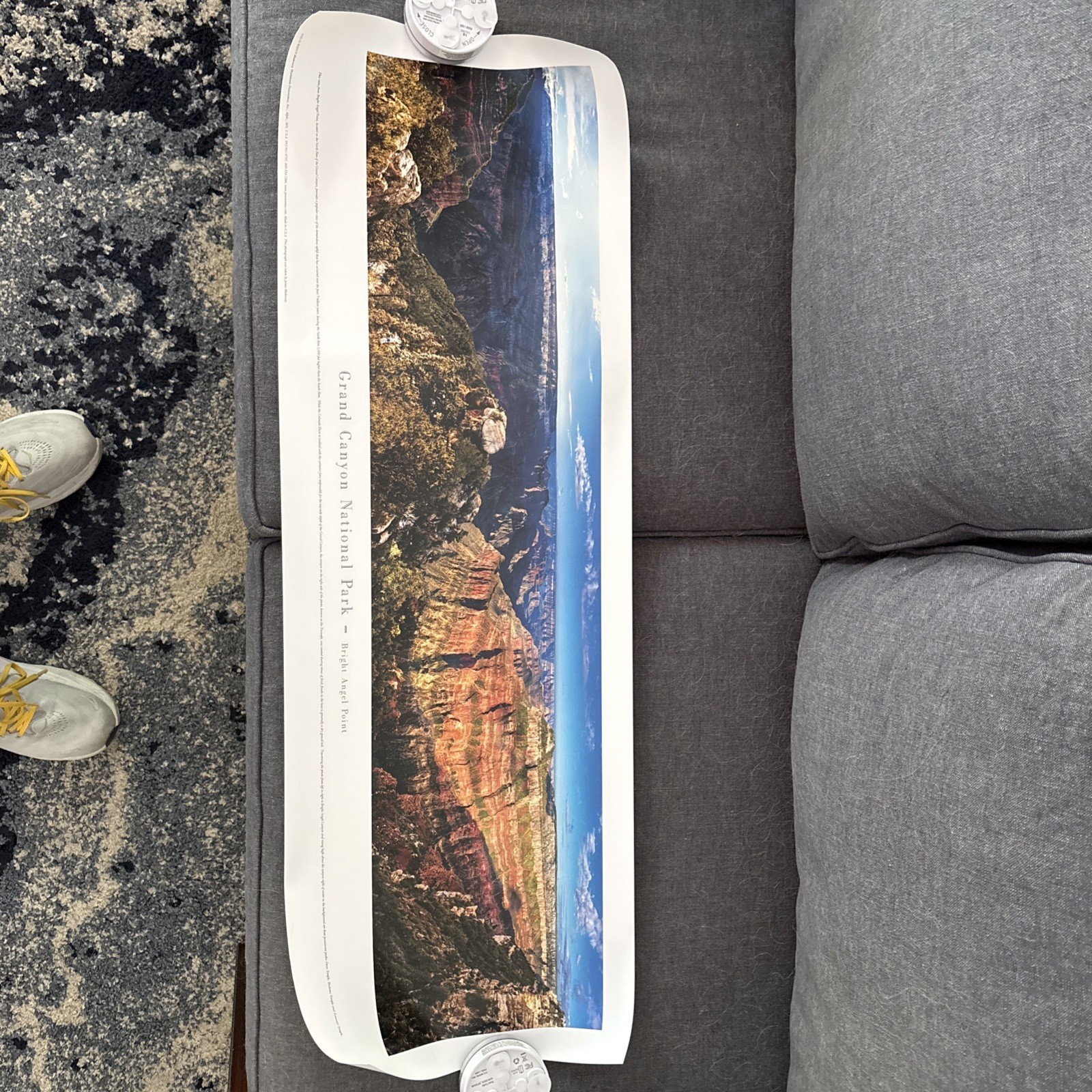 Vintage Grand Canyon Panoramic View Blakeway 4ft L  15” H