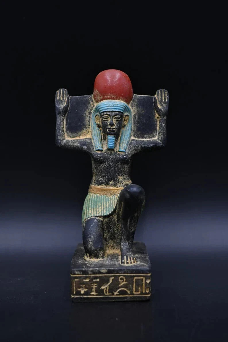 Rare Pharaonic Statue of God Shu : Authentic Ancient Egyptian Artifact 235 BC