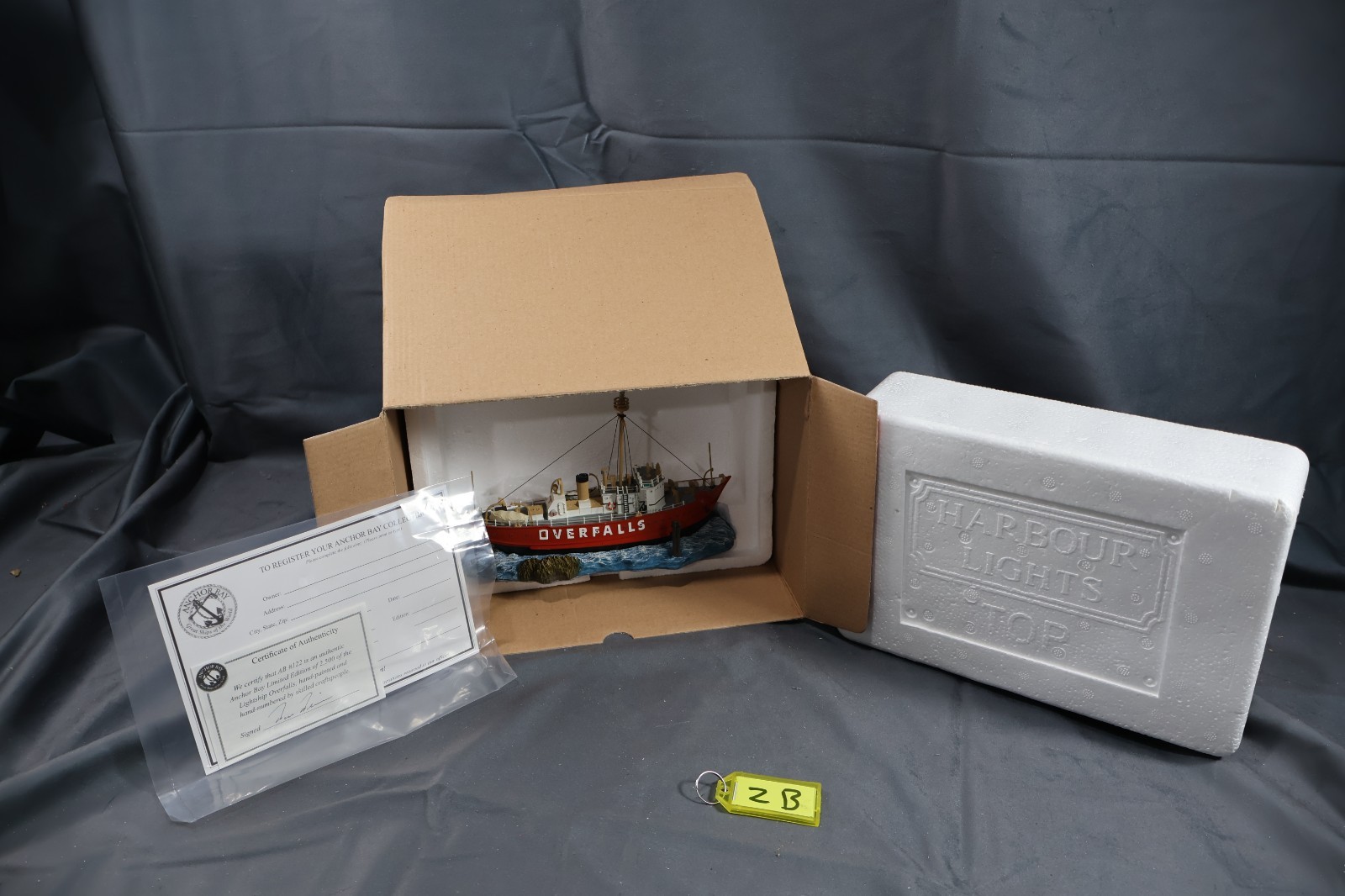 Anchor Bay Limited Edition Handcrafted Overfalls AB122 with Display Stand & Box