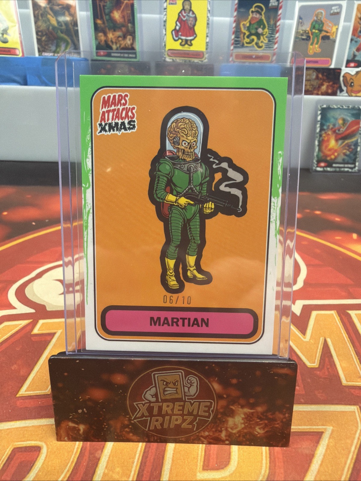 2026 Topps Mars Attacks Xmas Martian 06 /10 B-56
