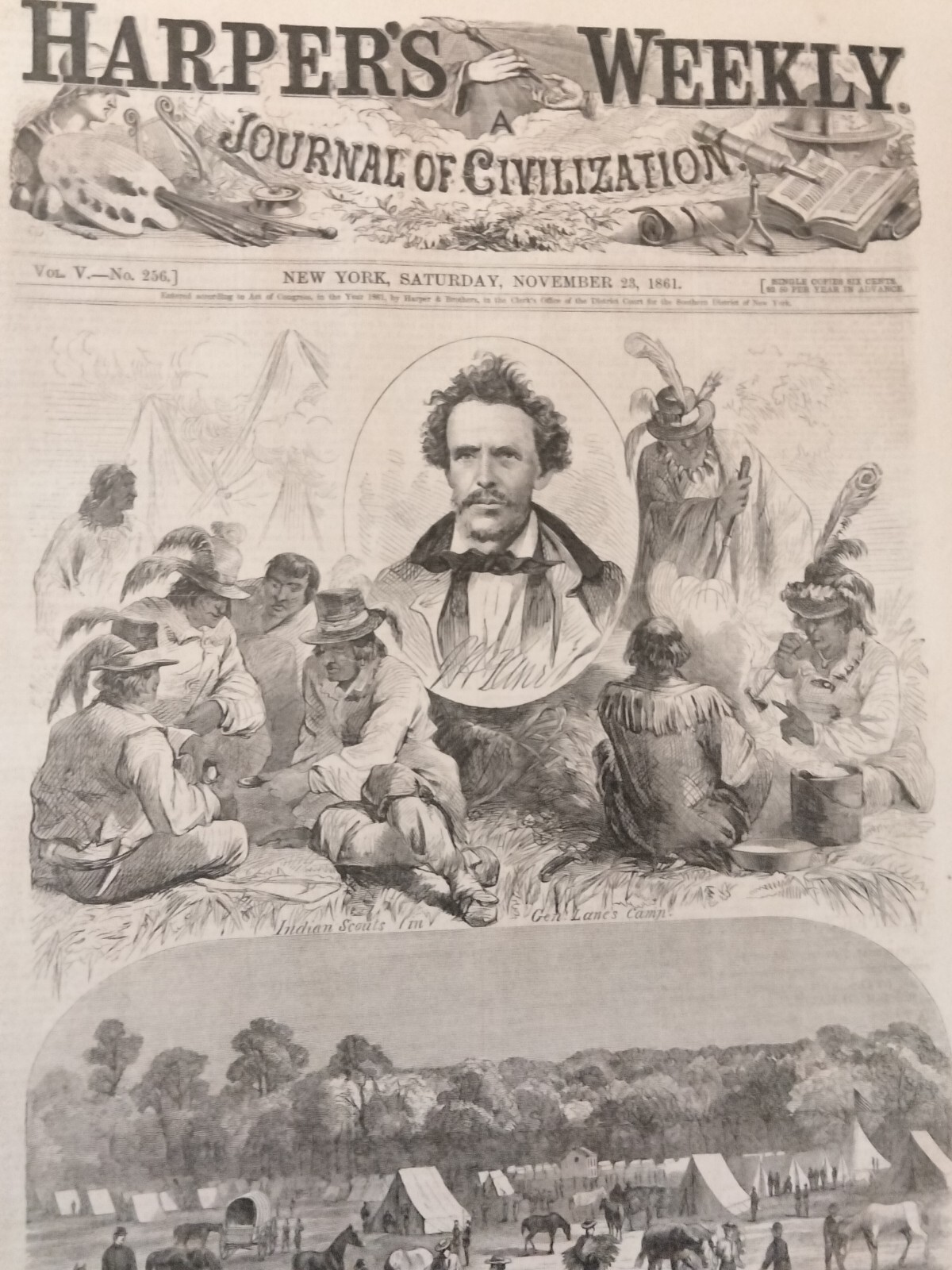 Civil War Newspapers-Harper\'s-WINSLOW HOMER\'S SONGS OF THE WAR- GLORY HALLELUJAH