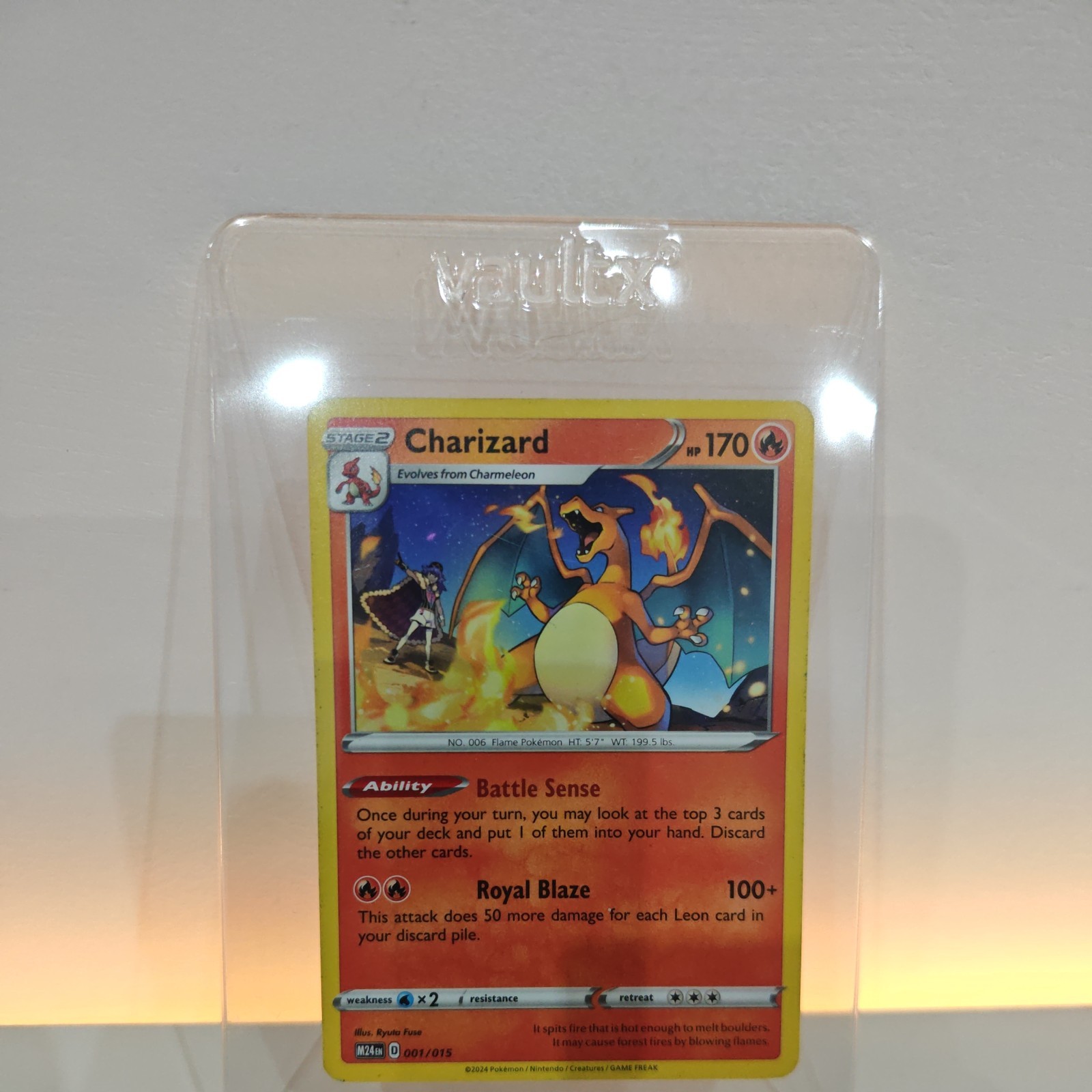 Pokémon TCG Charizard 001/015  2024 Regular