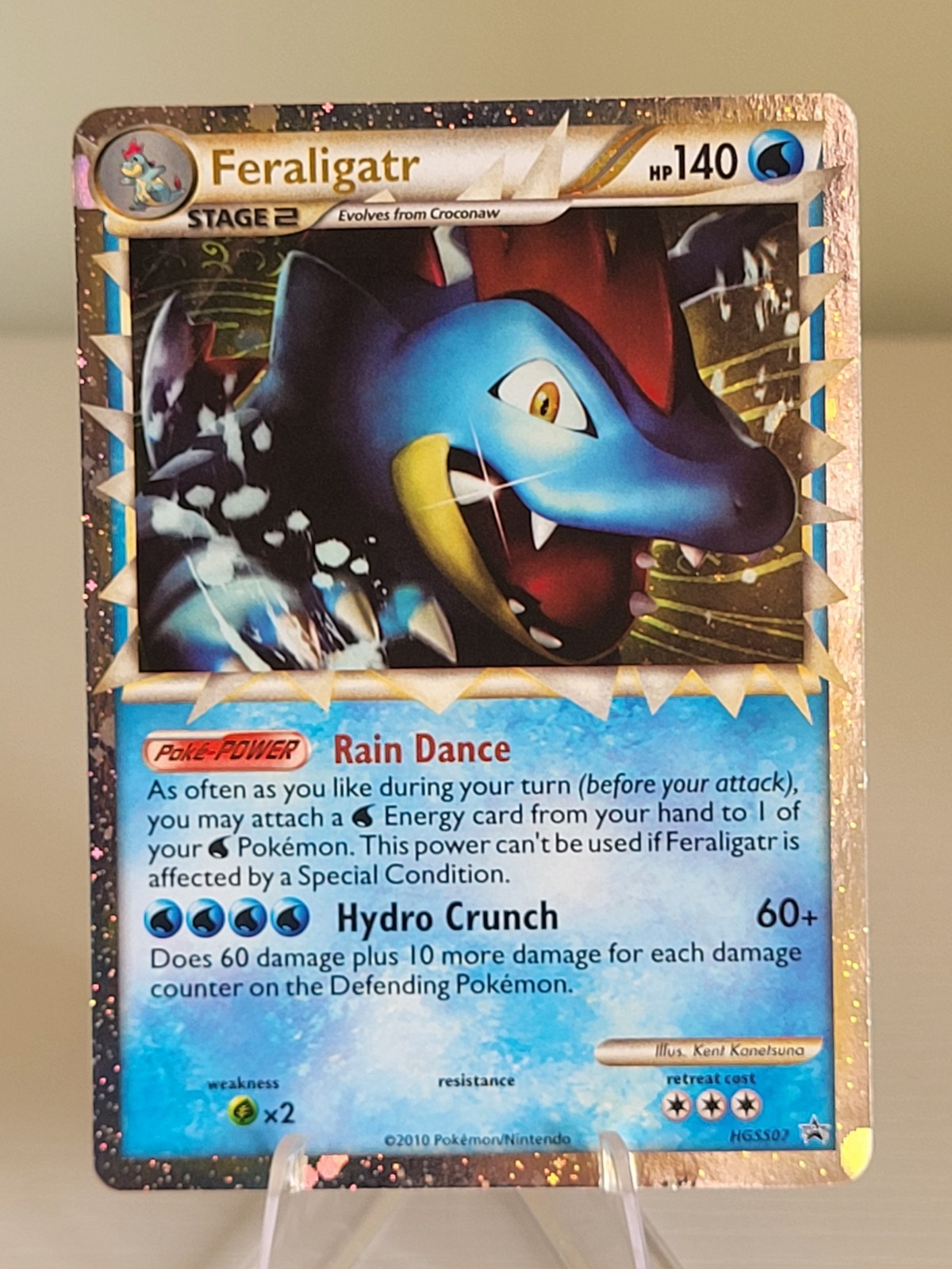 Pokémon TCG, Feraligatr Prime Holo, Black Star Promo, HGSS07