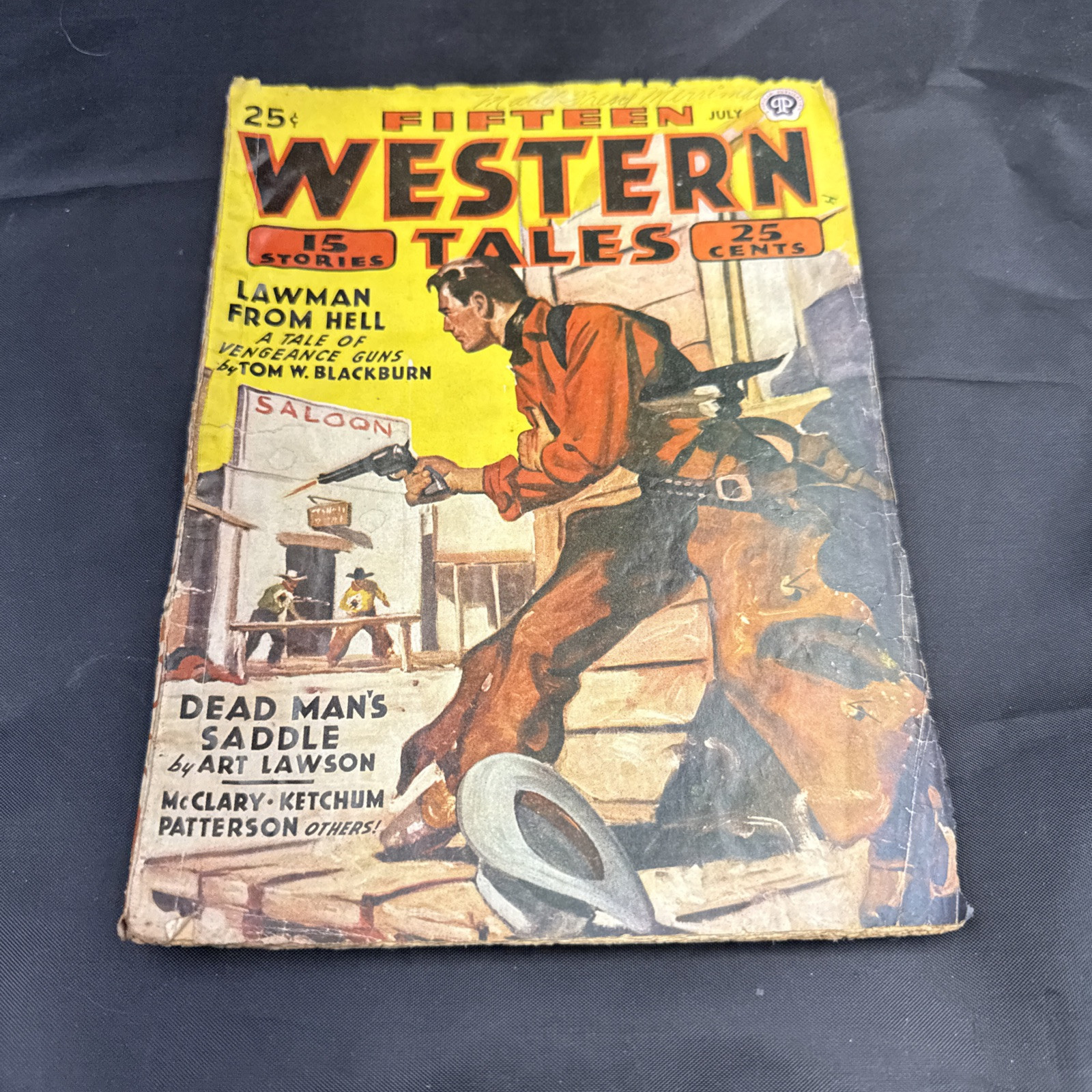 Fifteen Western Tales Pulp Vol. 7 #3 1945