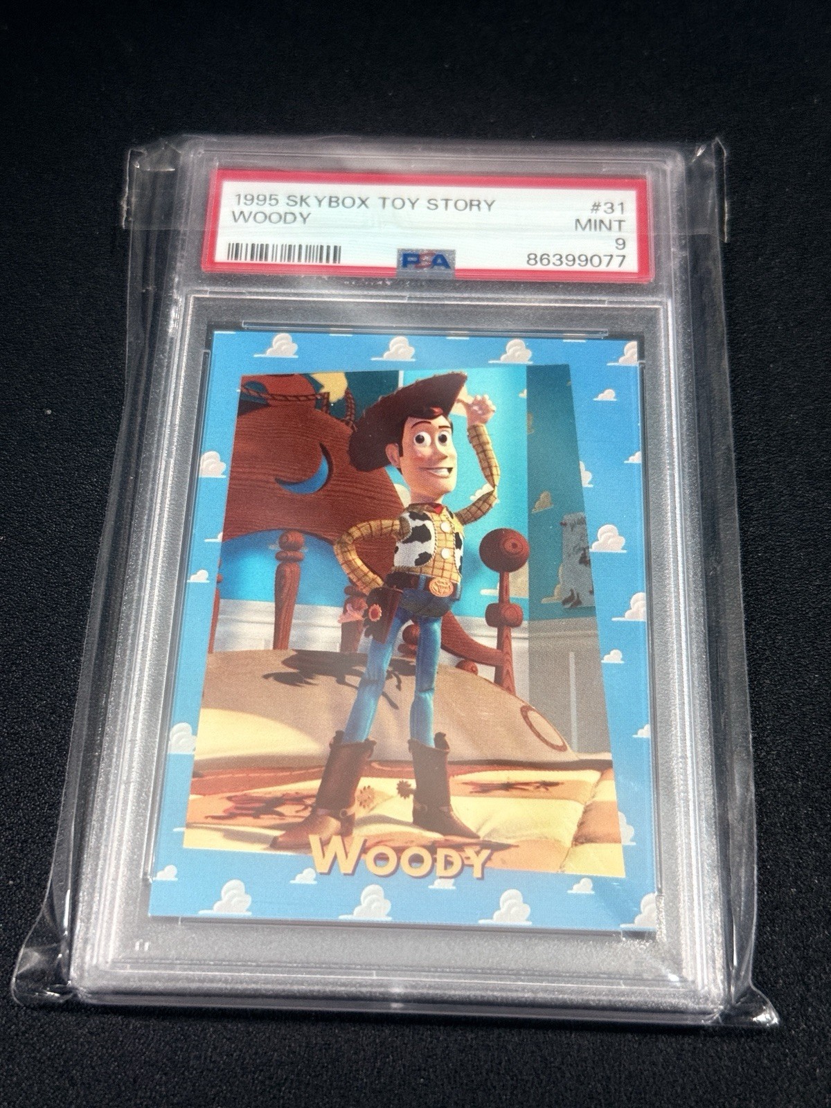 1995 Skybox Toy Story Woody #31 PSA 9