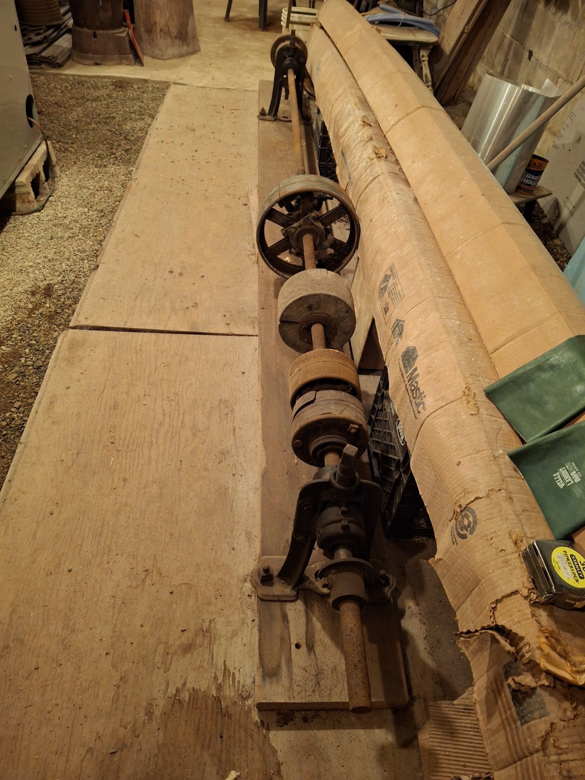 Line Shaft Pulley Ststem 12 ft Long Vintage Antique