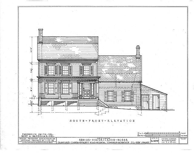 Photo:Everett NJ Denise Hendrickson House 1930s South Front Elevation HABS