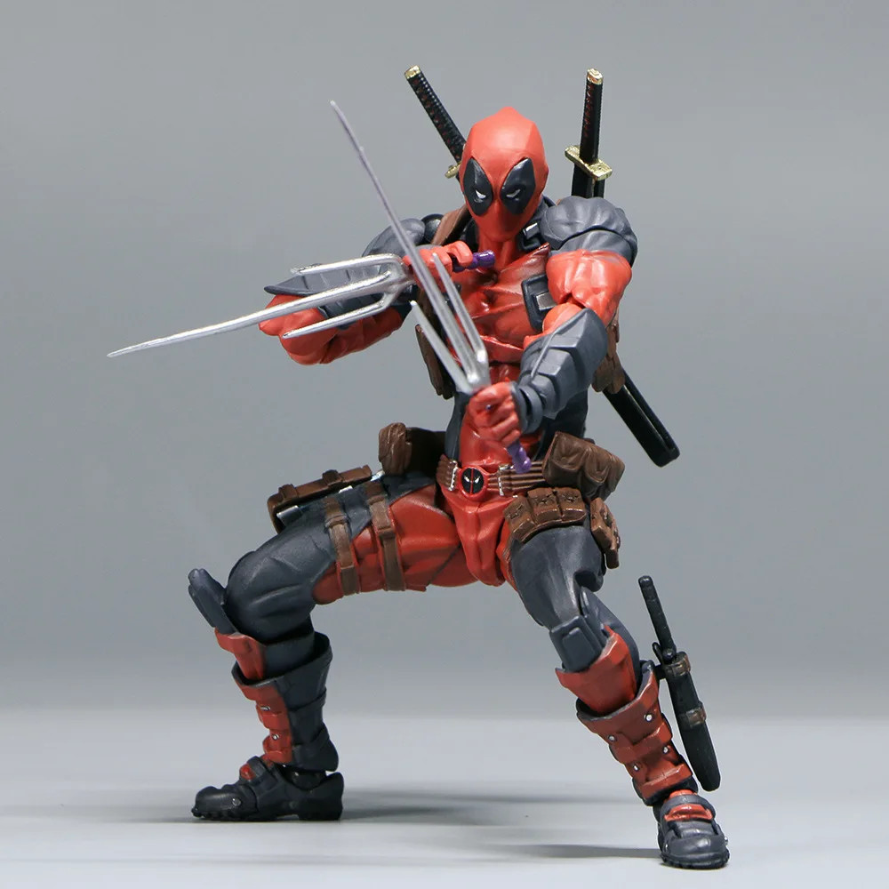 Amazing Yamaguchi Deadpool 2.0 Action Figure Toys 15cm Super Hero Dead Pool Mova Amazing Yamaguchi Deadpool 2.0 Action Figure Toys 15cm Super Hero Dead Pool Mova