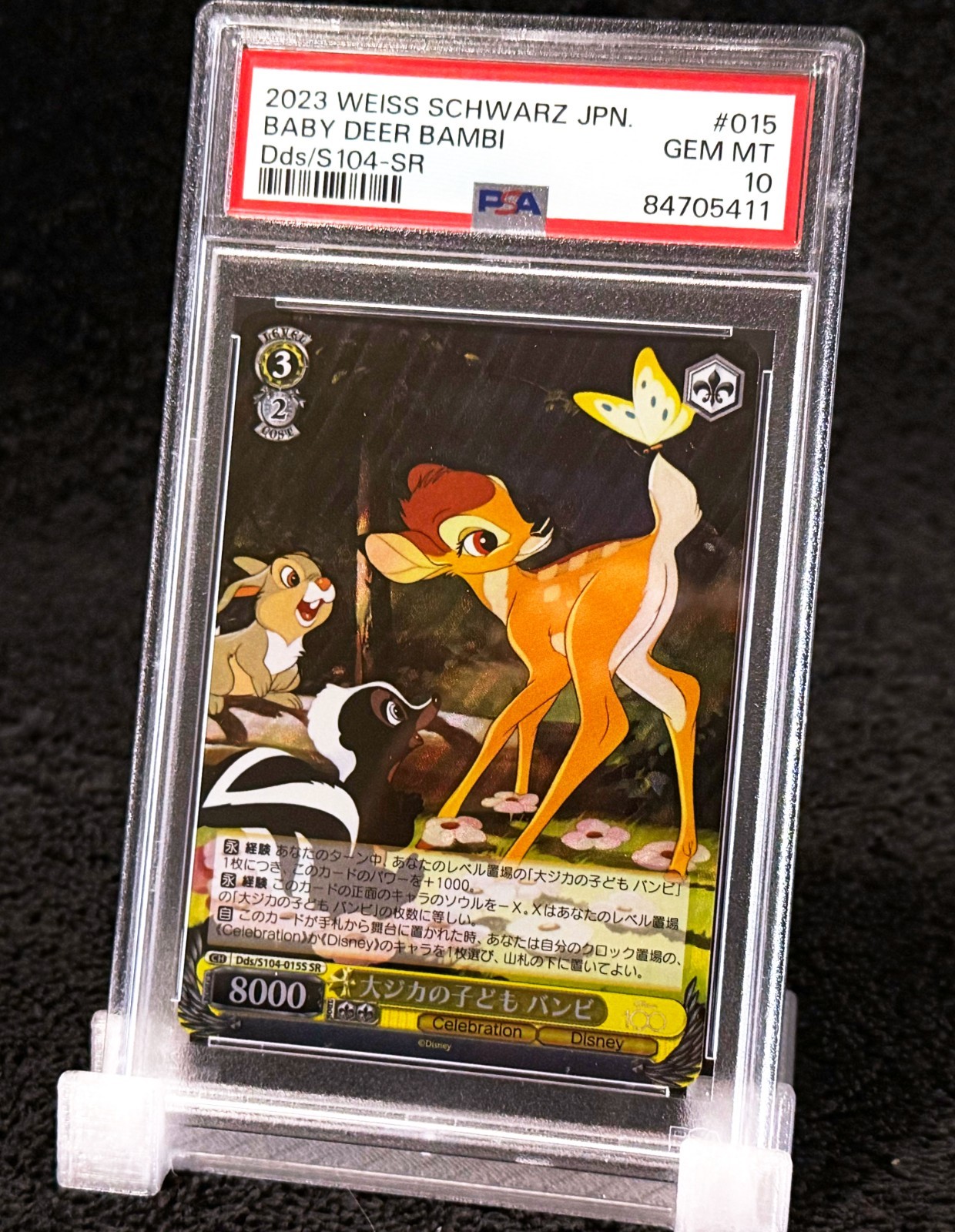 2023 BAMBI • PSA 10 GEM MINT • WEISS SCHWARZ DISNEY 100