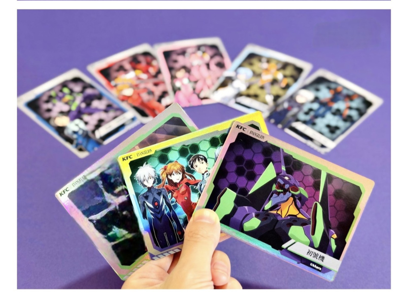 KFC Taiwan Neon Genesis Evangelion Blind Card Pack Sealed Promo Rei Asuka Shinji