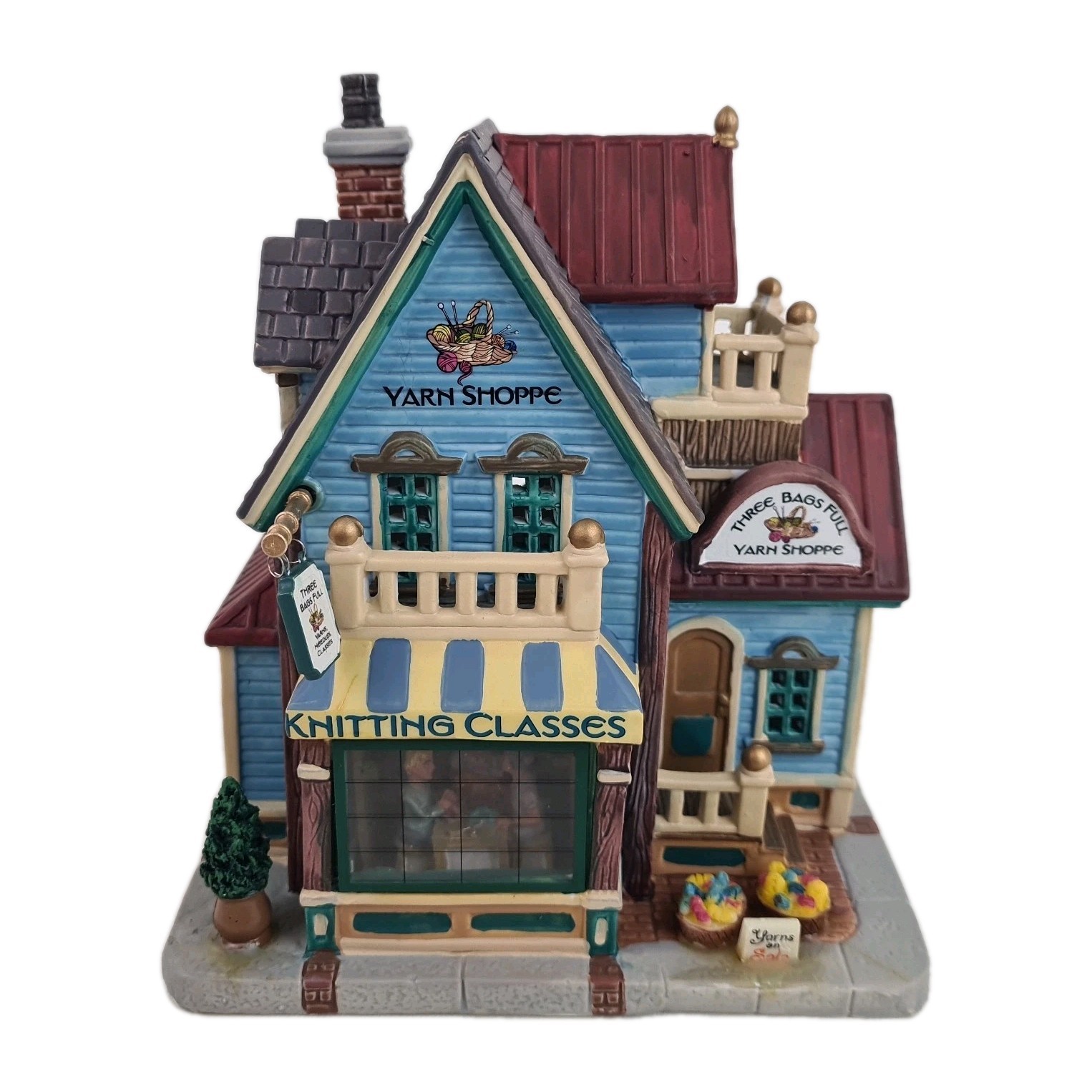 🚨 LEMAX Signature Collection Three Bags Full Your Shoppe 95822 Lighted Building