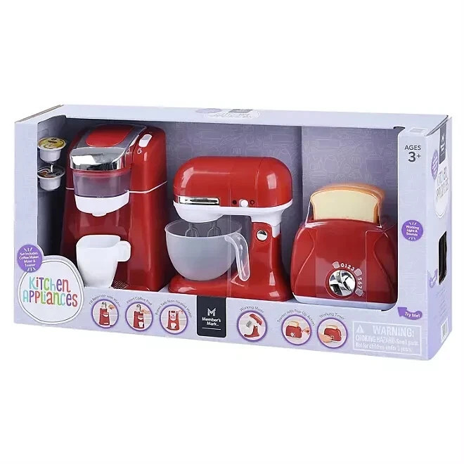 Member\'s Mark Gourmet Kitchen Appliance Set Red