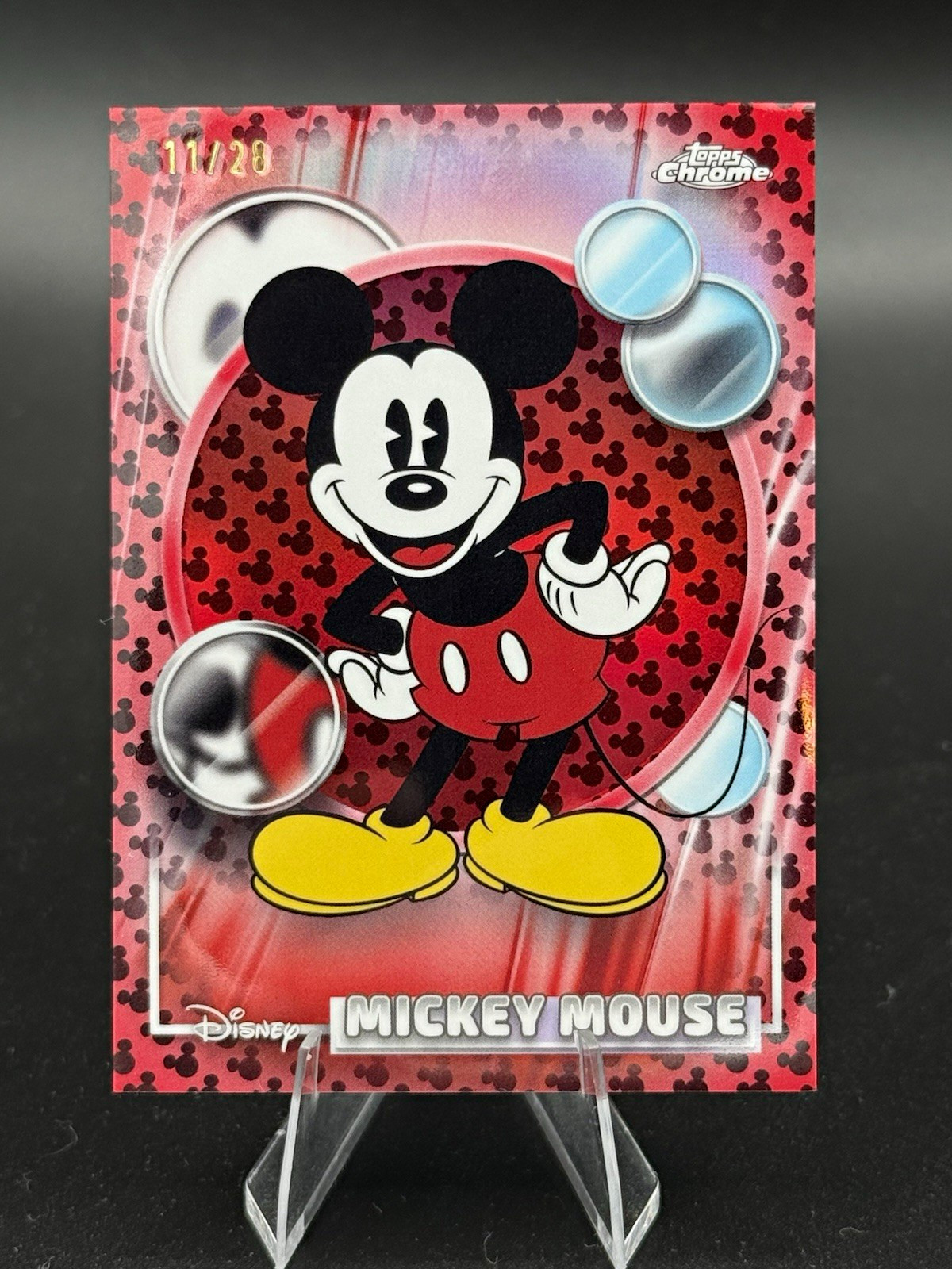 2026 Topps Chrome Disney Mickey Mouse #50 - #/28 (BIRTHDAY NUMBER)🔥