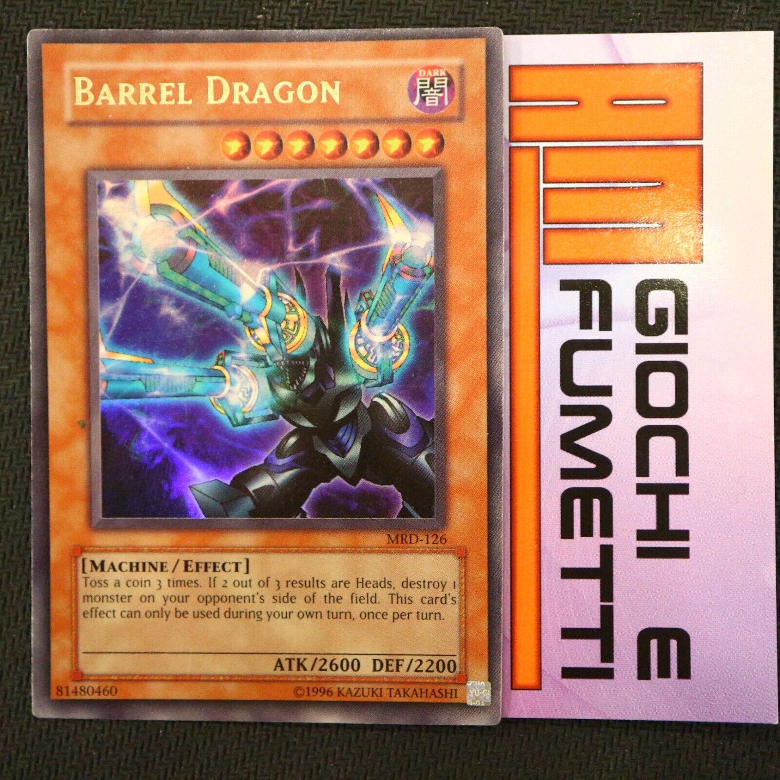 BARREL DRAGON in English YUGIOH Rare ULTRA yu-gi-oh FOR REAL COLLECTORS